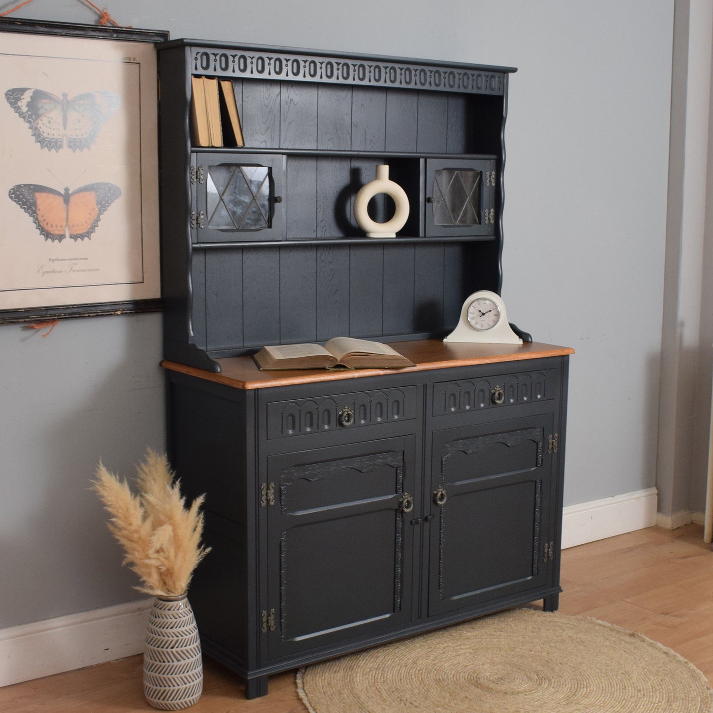 Painted Oak Dresser