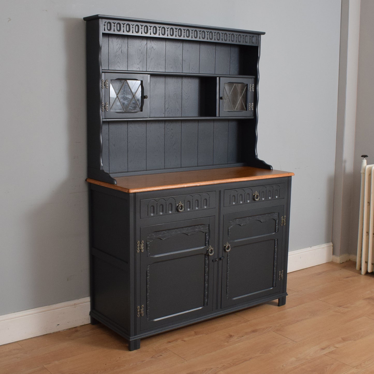 Painted Oak Dresser