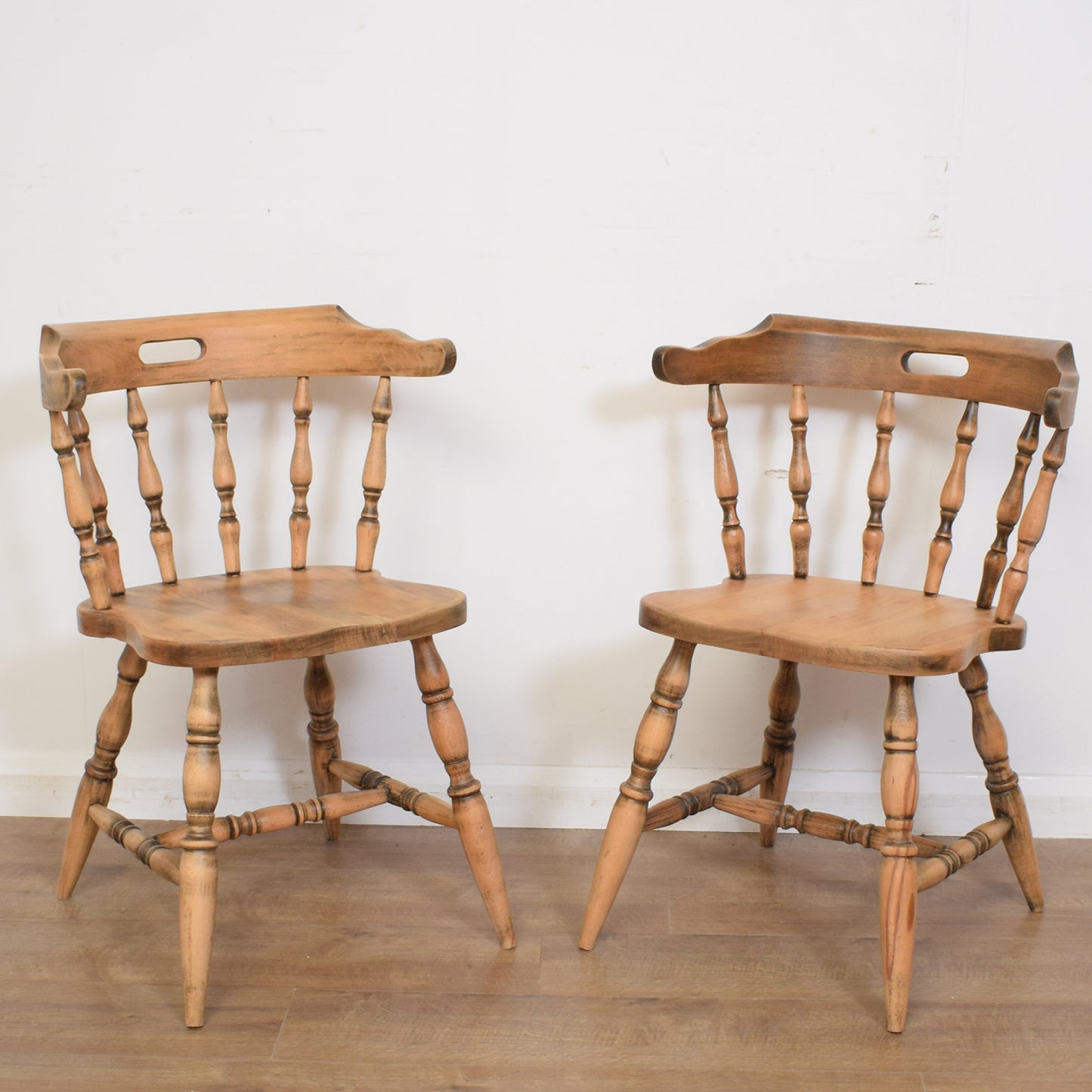 Pair Of Restored Smokers Chairs