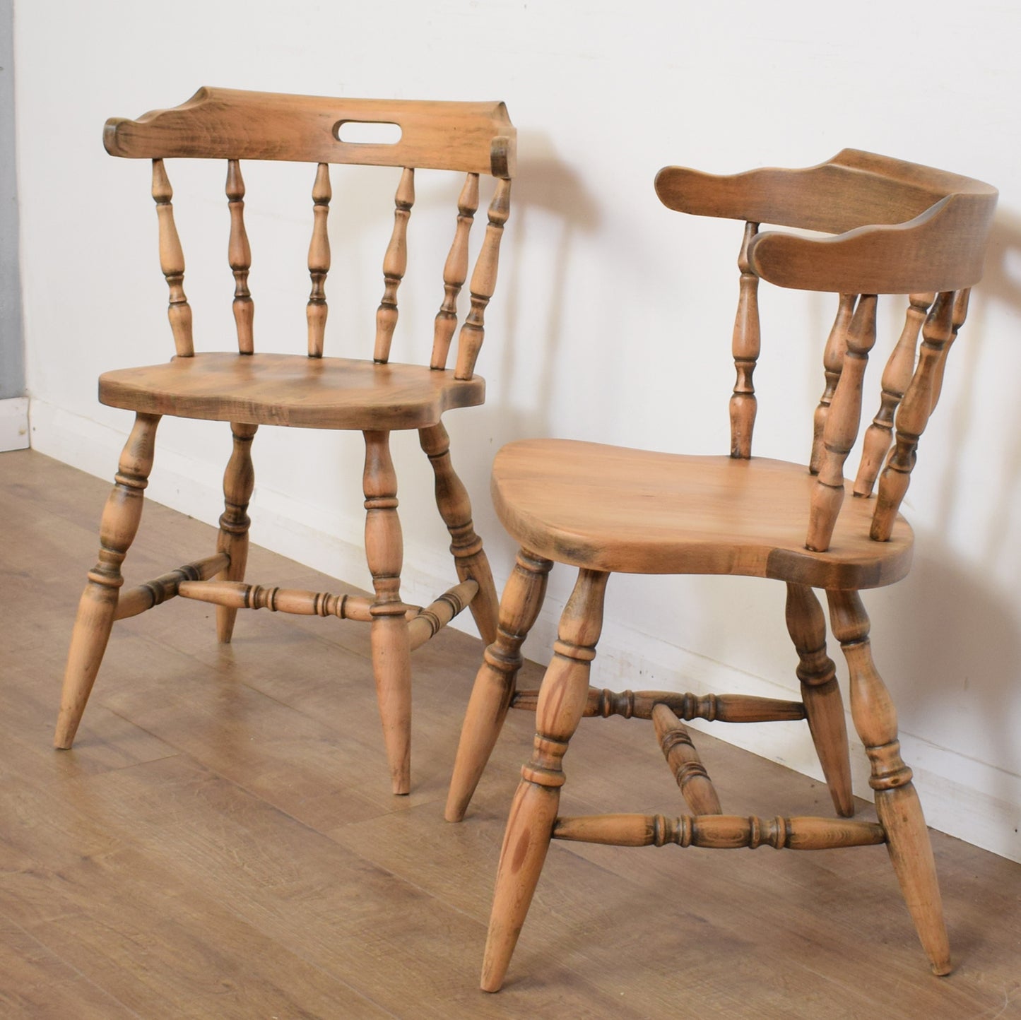 Pair Of Restored Smokers Chairs