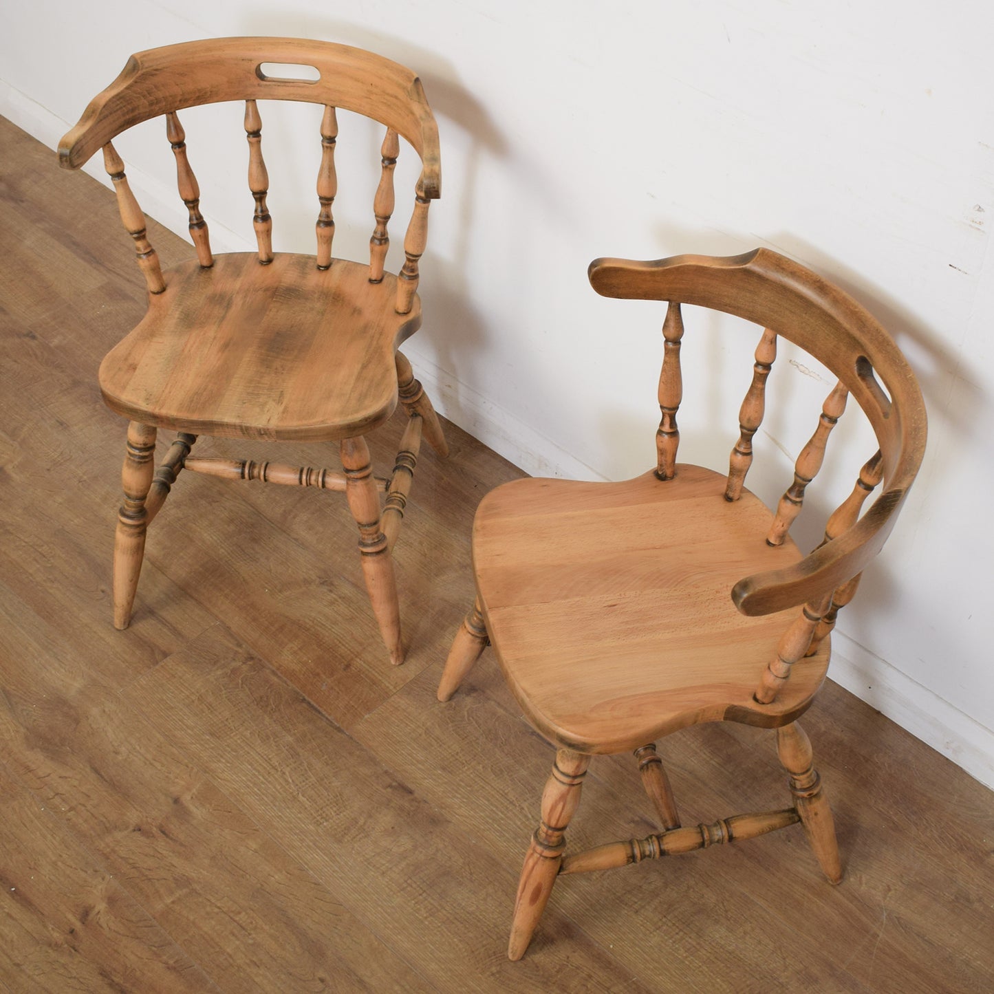 Pair Of Restored Smokers Chairs