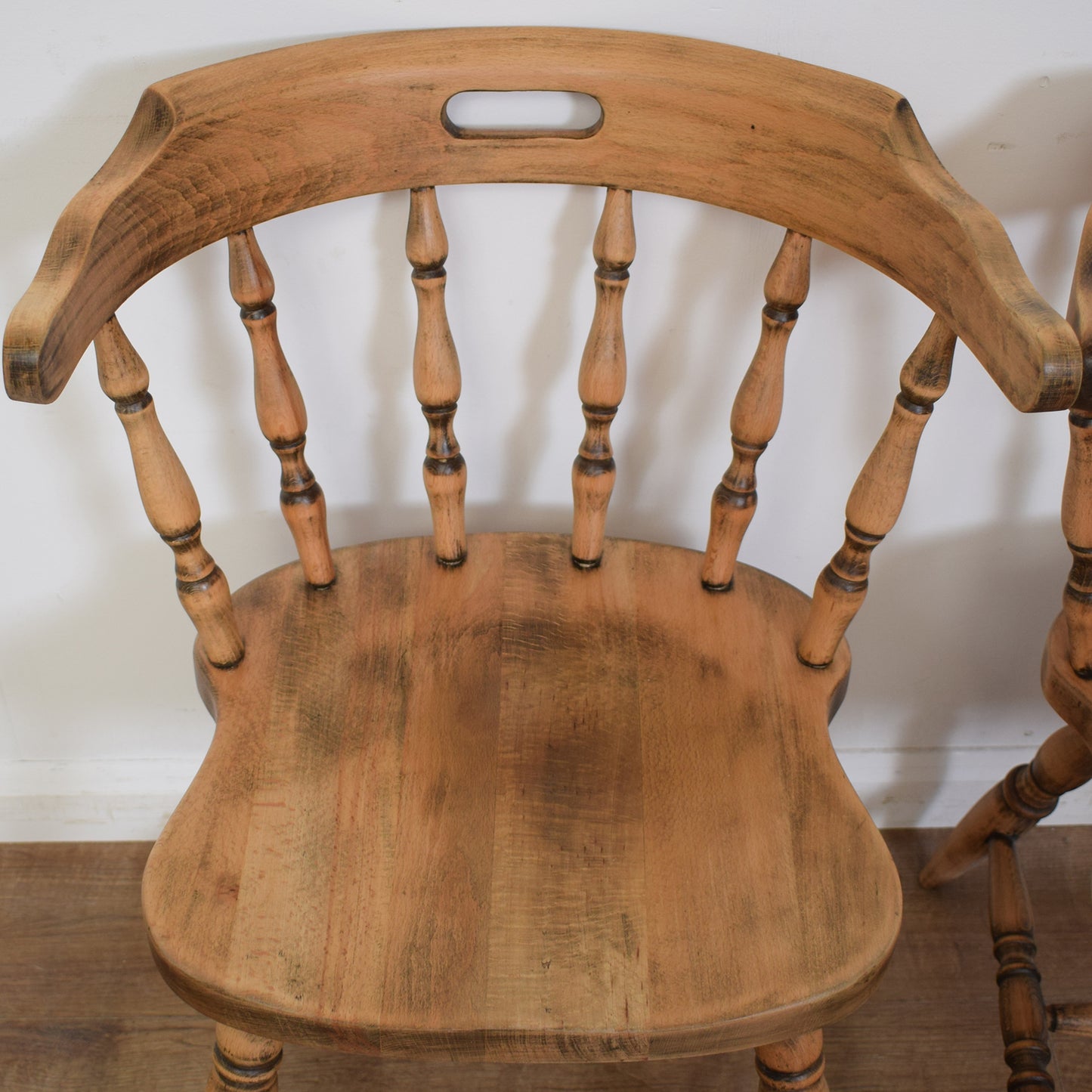 Pair Of Restored Smokers Chairs