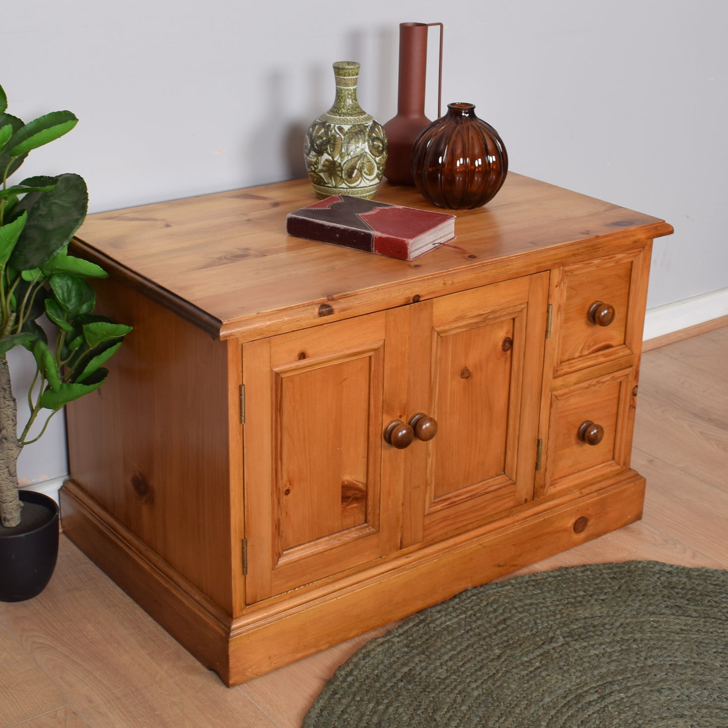 Pine TV Cabinet