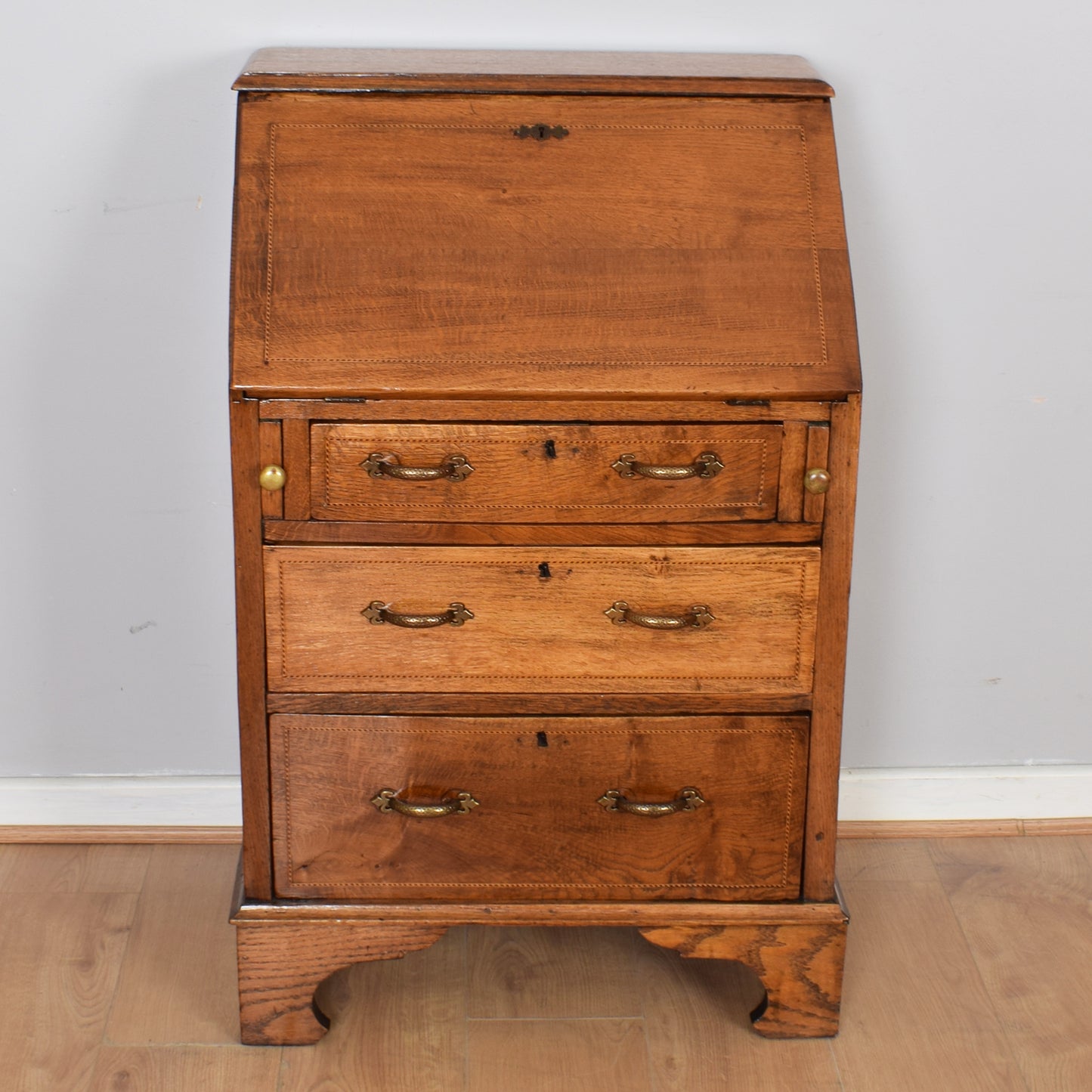 Regency Style Mahogany Bureau
