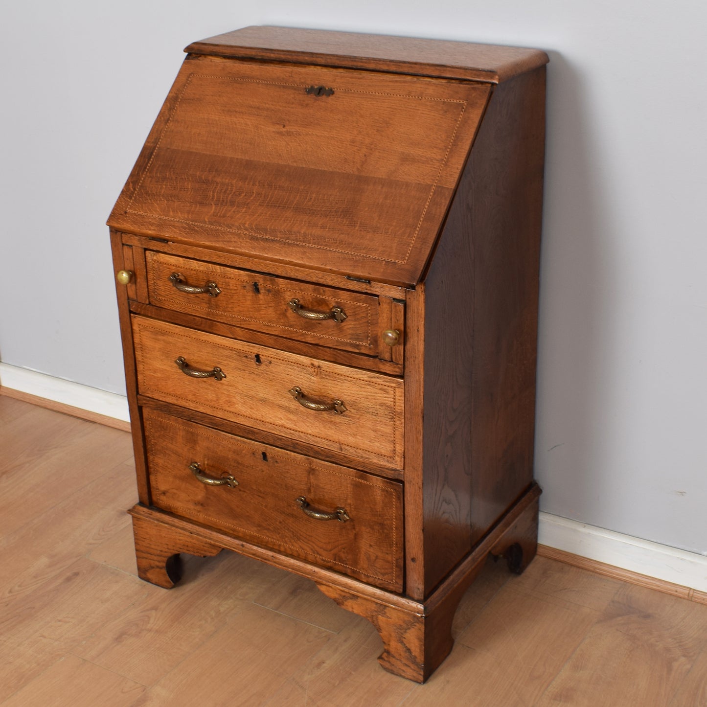 Regency Style Mahogany Bureau