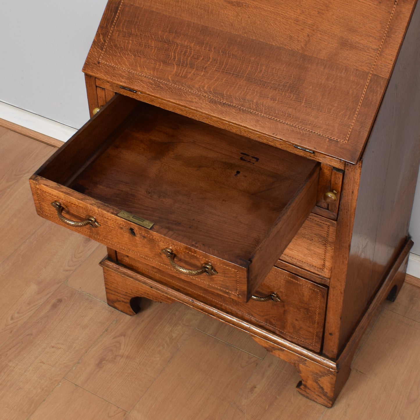 Regency Style Mahogany Bureau