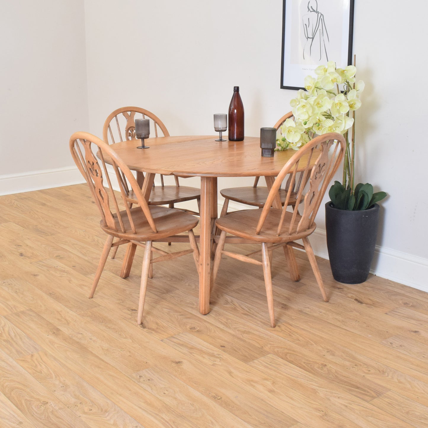 Ercol Table And Four Chairs