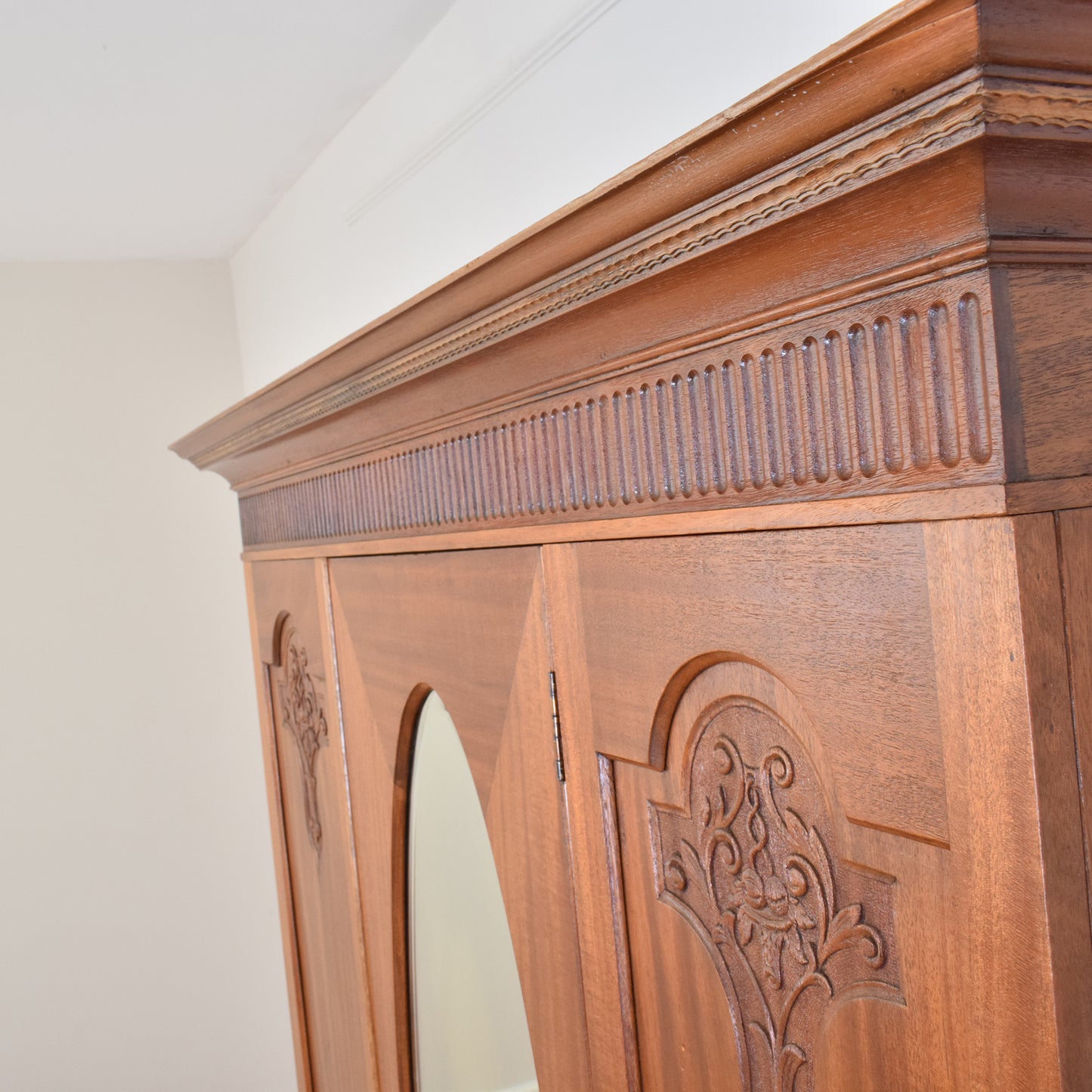 Edwardian Mahogany Wardrobe