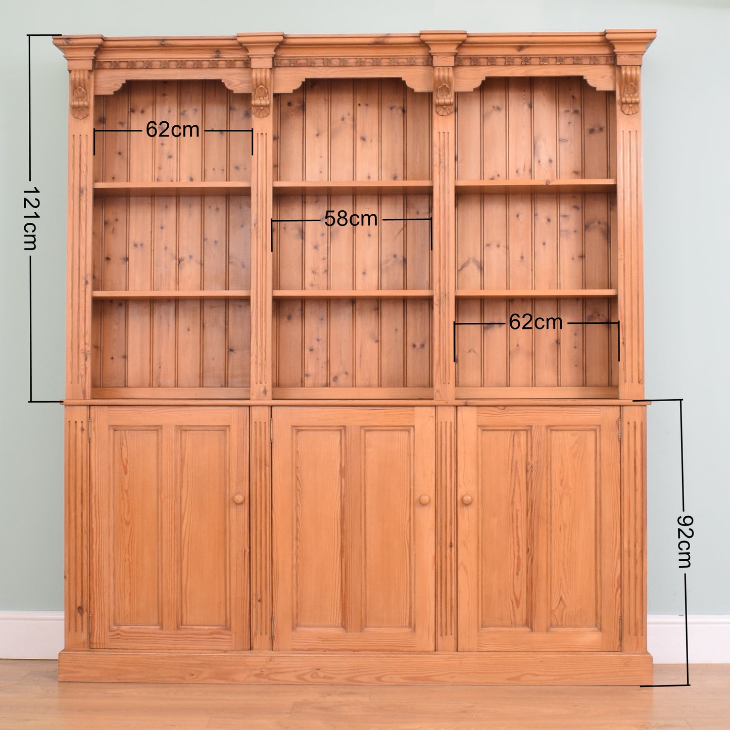 Large Pine Bookcase