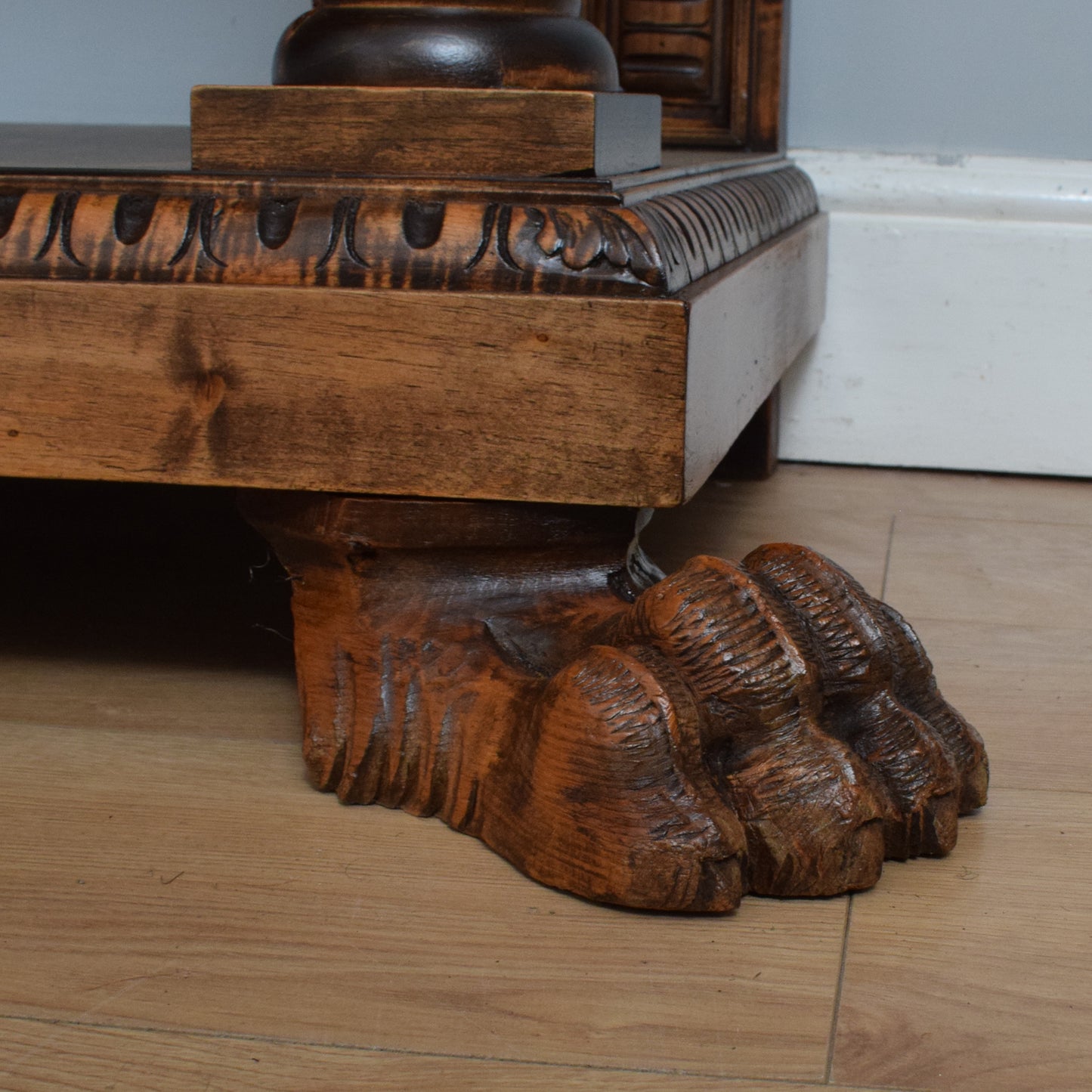 20th Century Carved Oak Cabinet
