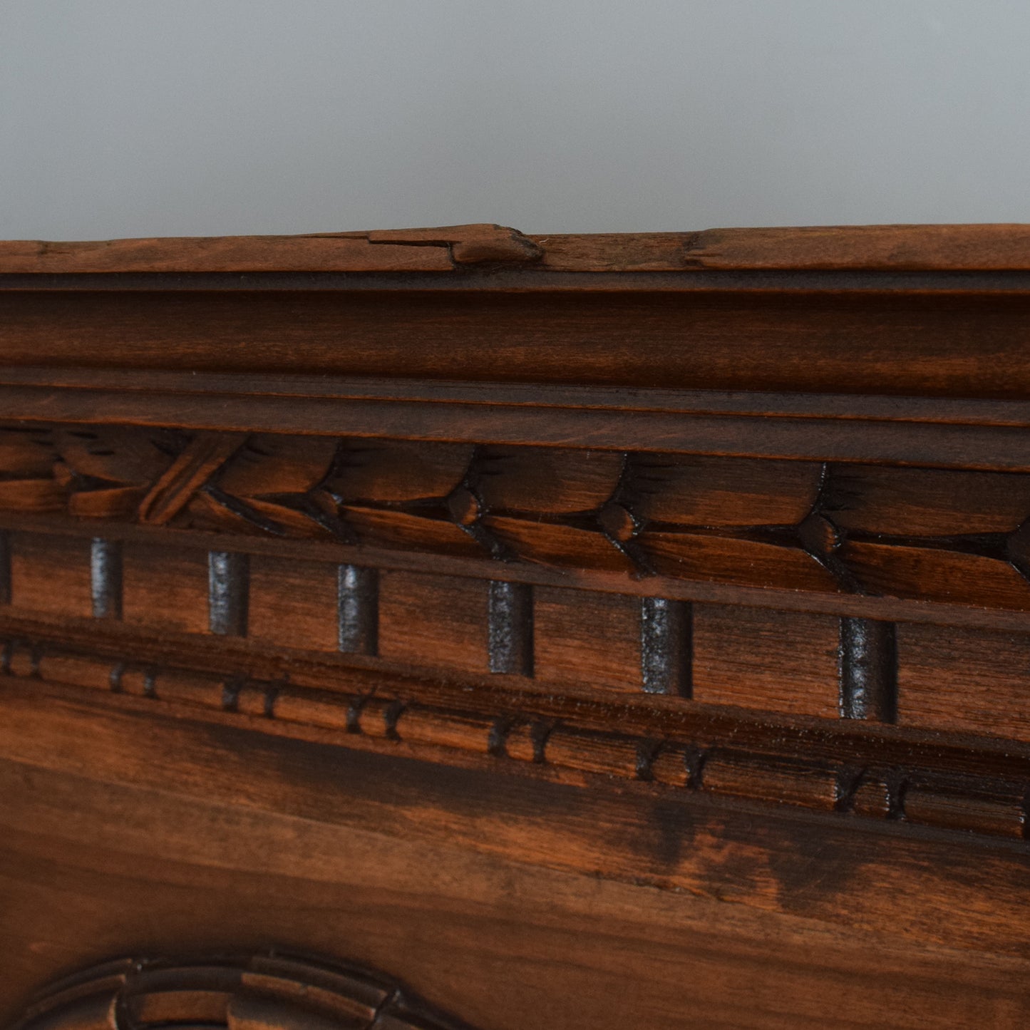 20th Century Carved Oak Cabinet