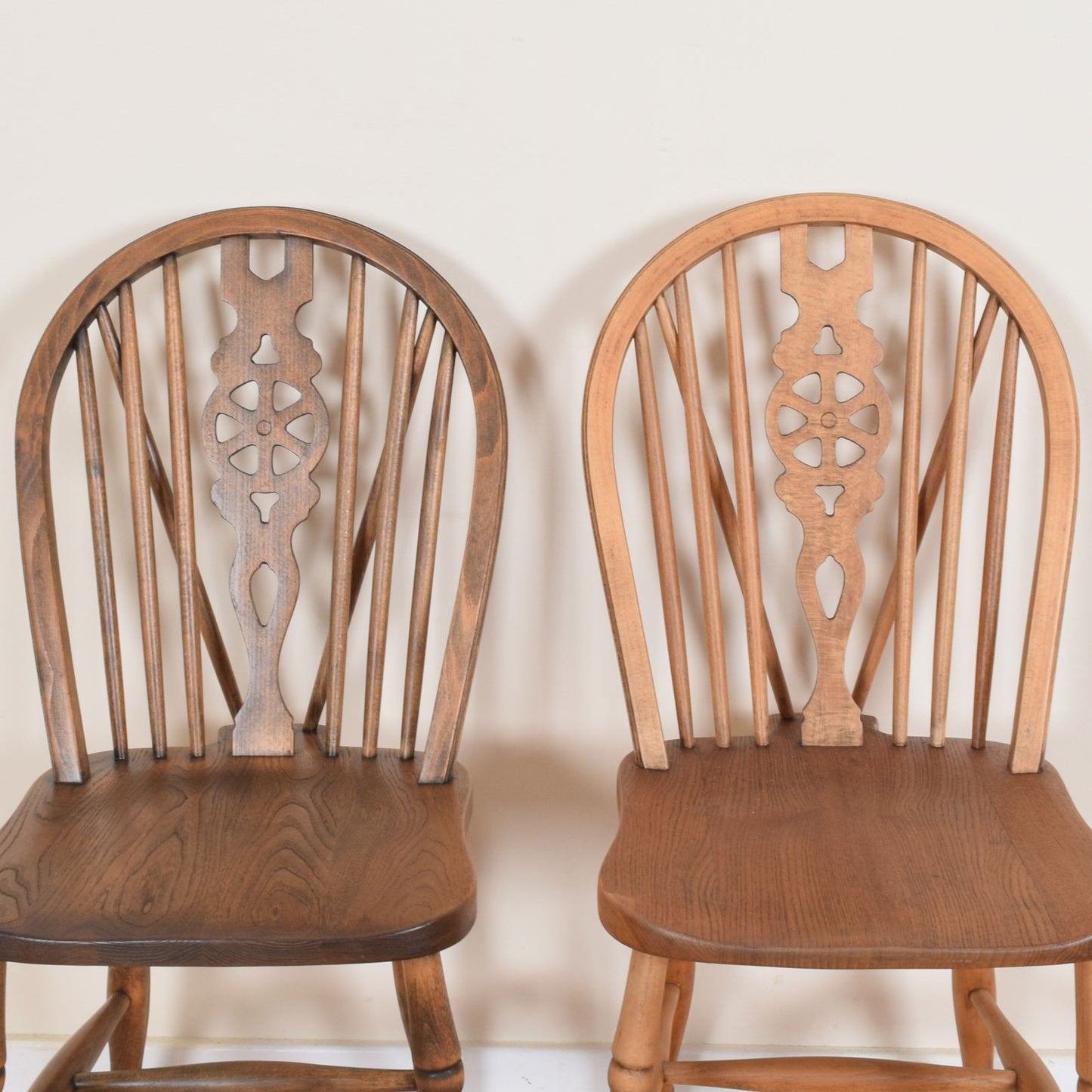 Restored Oak Table and Eight Chairs
