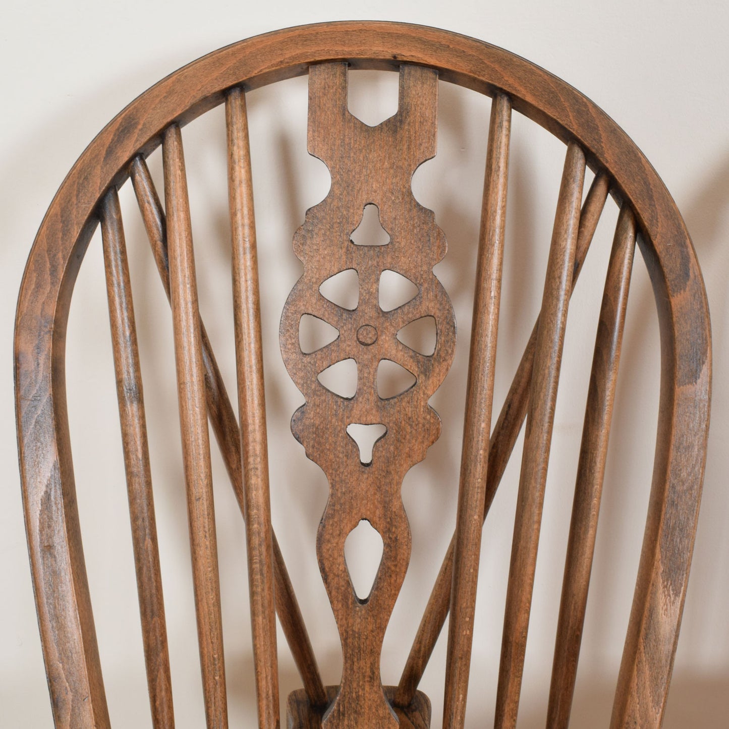 Restored Oak Table and Eight Chairs