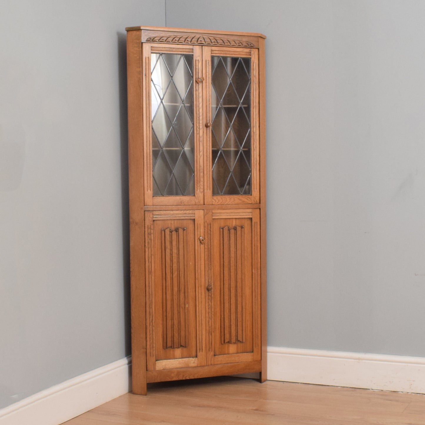 Restored Oak Corner Unit