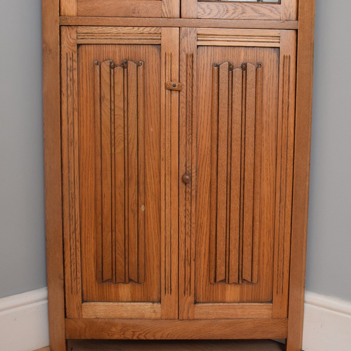 Restored Oak Corner Unit