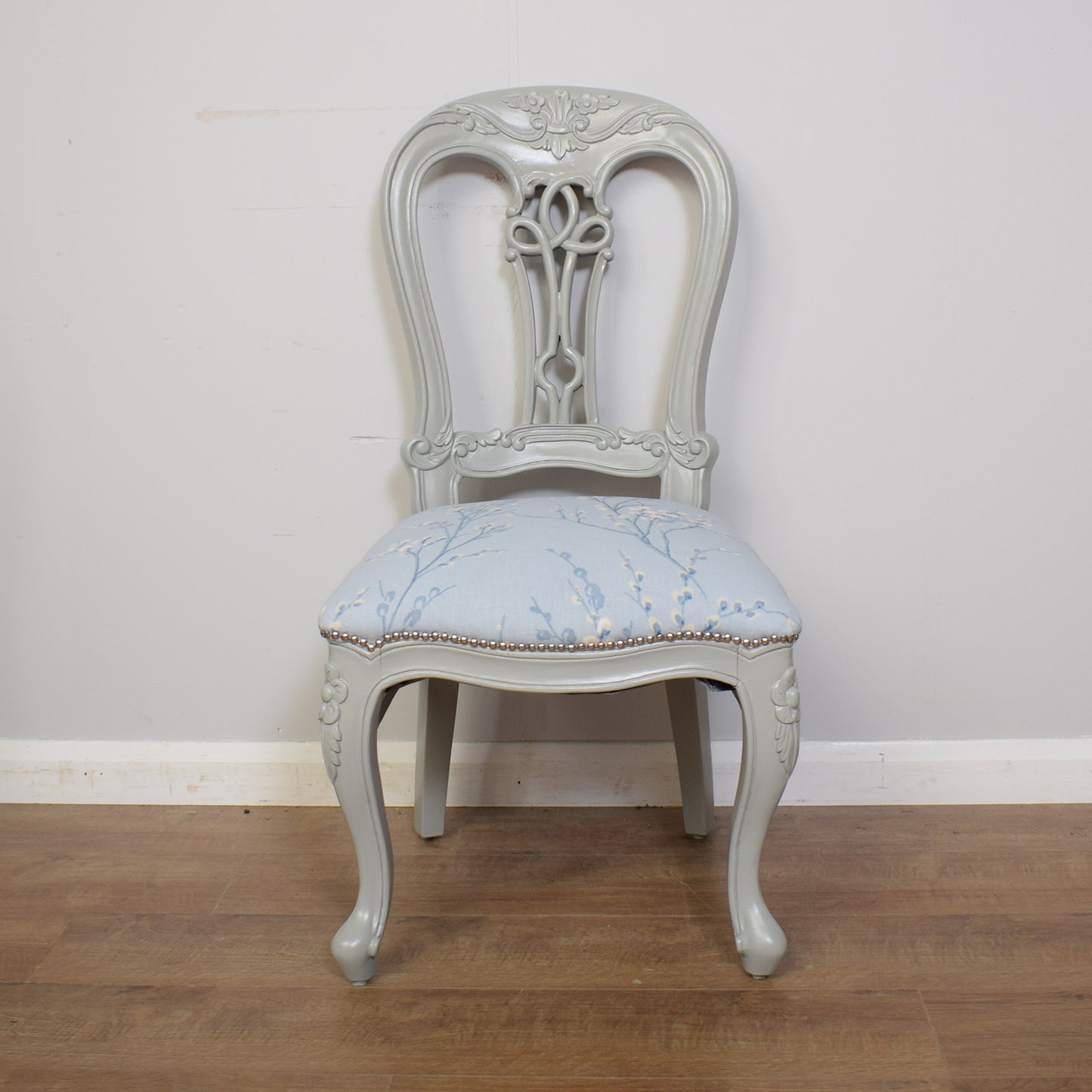 Painted French Table and Four Chairs