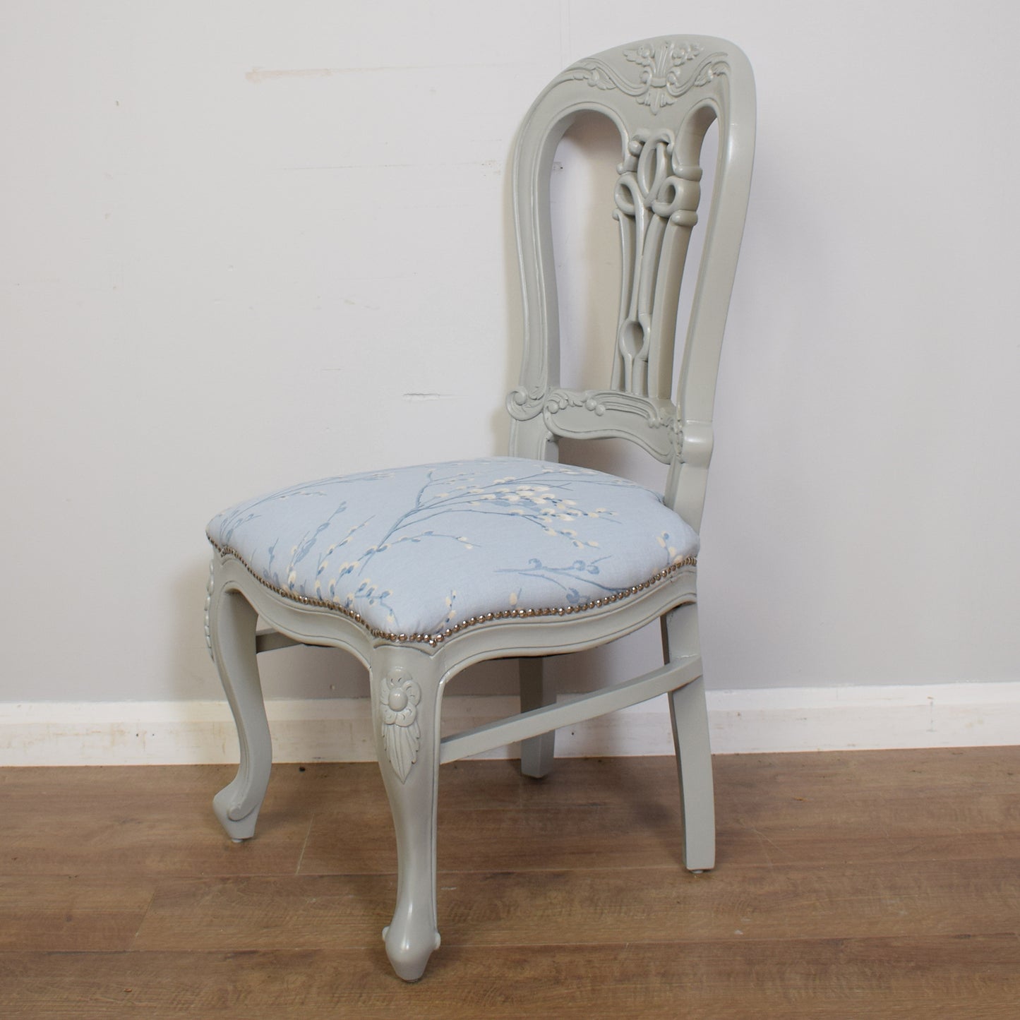 Painted French Table and Four Chairs