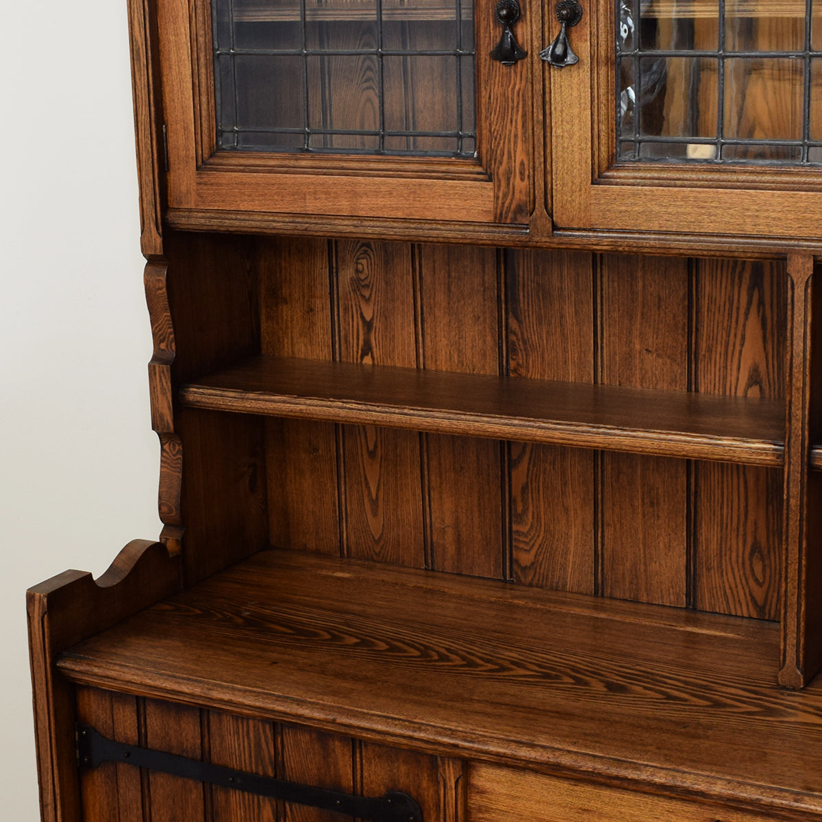Vintage Solid Oak Farmhouse Style Welsh Dresser