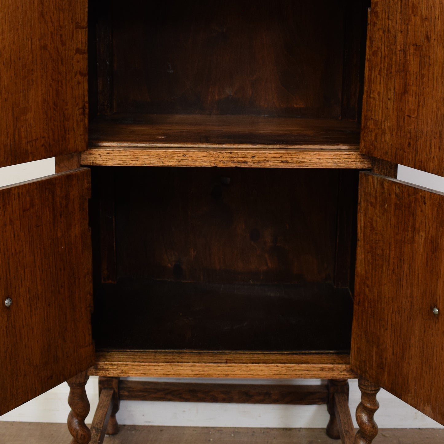 Restored Oak Side Cabinet