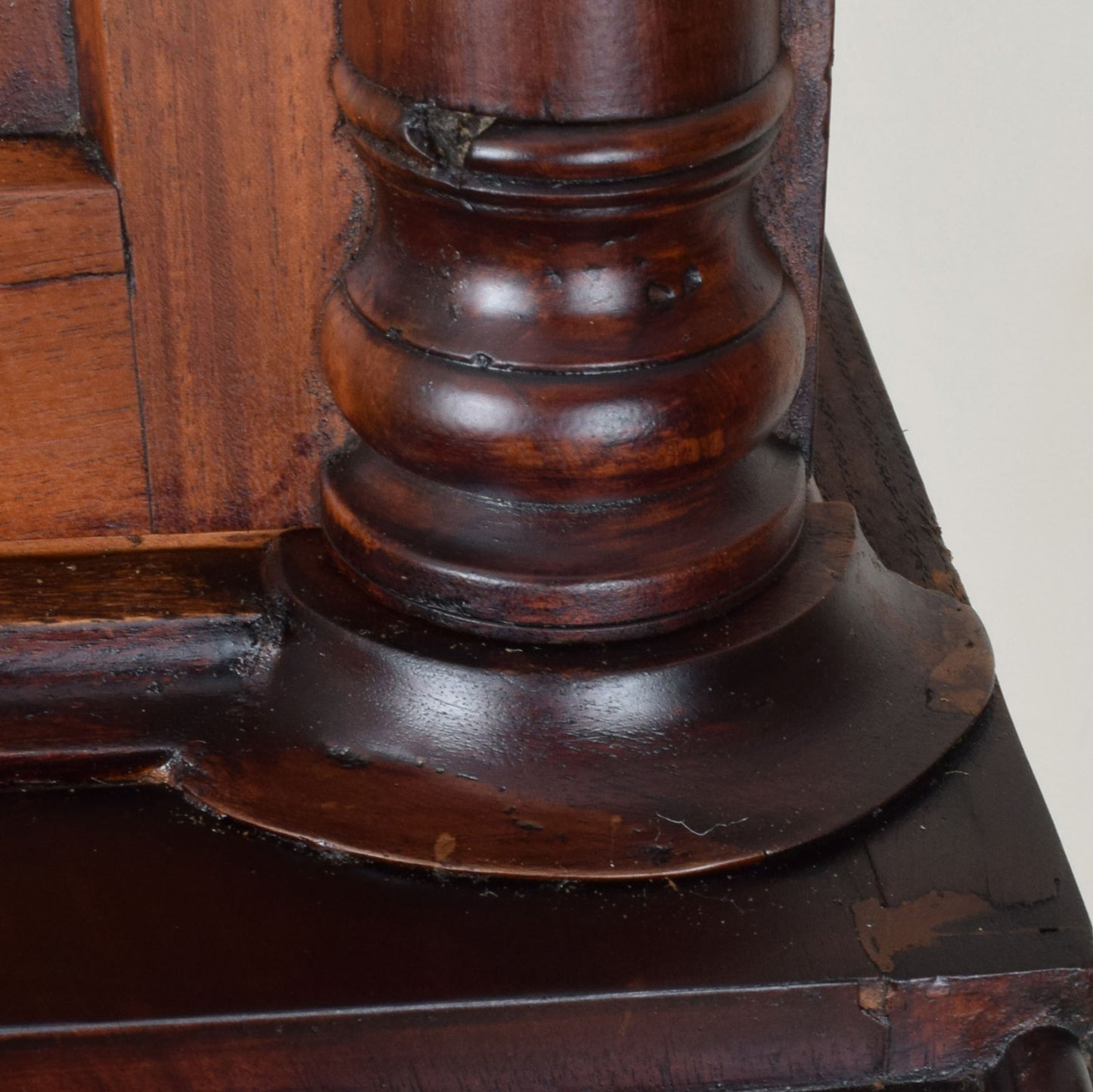 Restored Mahogany Linen Press