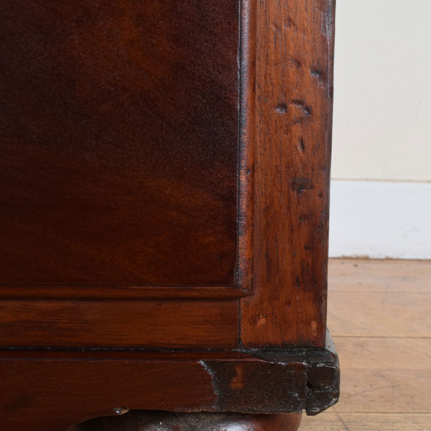 Restored Mahogany Linen Press