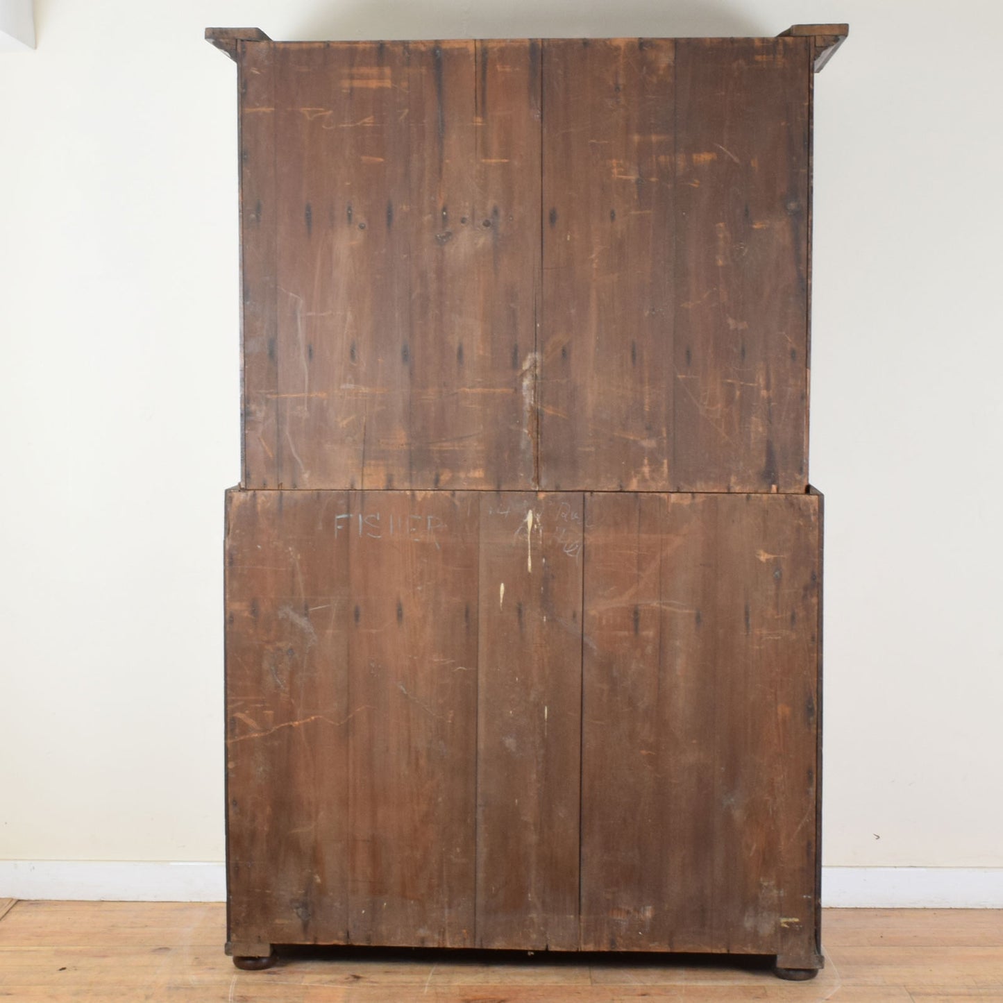 Restored Mahogany Linen Press