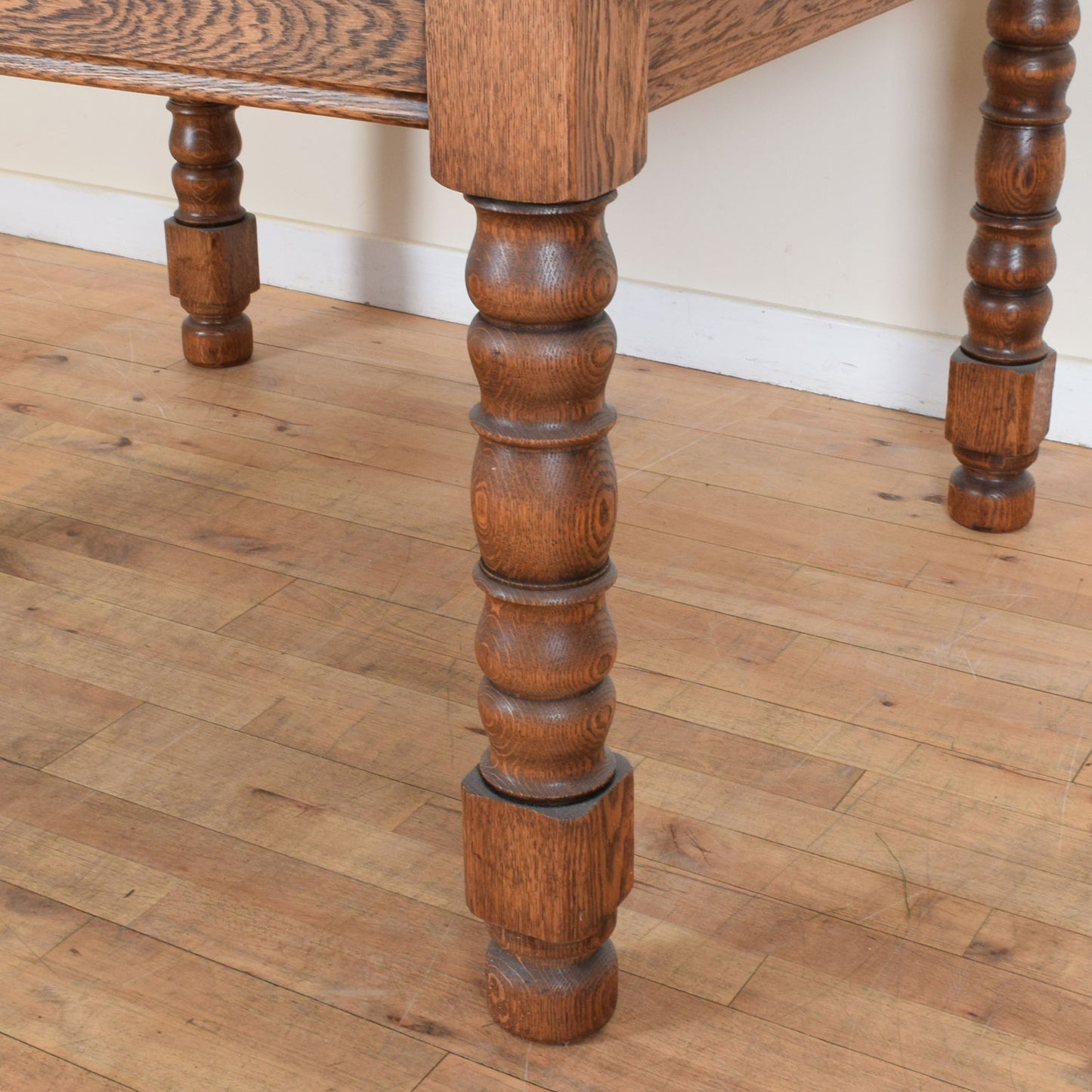 Draw Leaf Table and Six Chairs