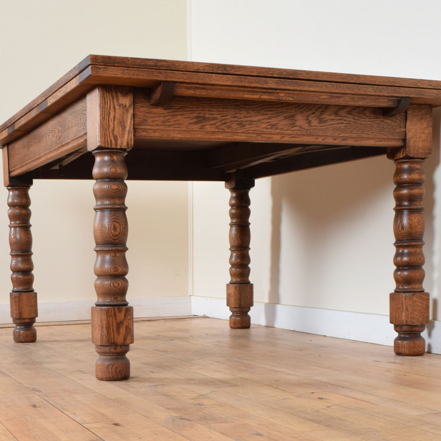 Draw Leaf Table and Six Chairs