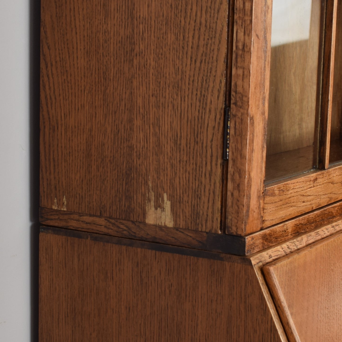 Glazed Bureau Bookcase