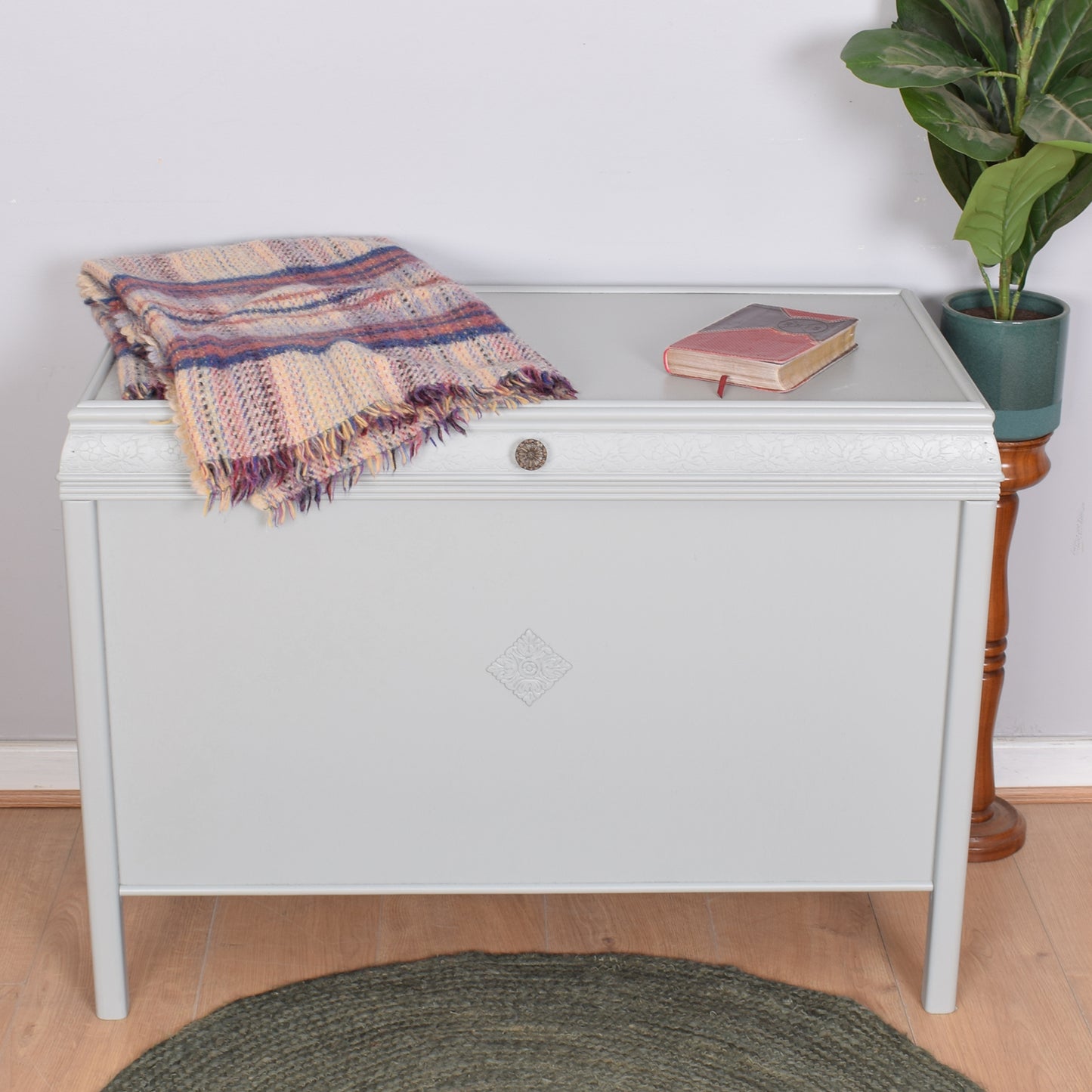 Painted Blanket Box