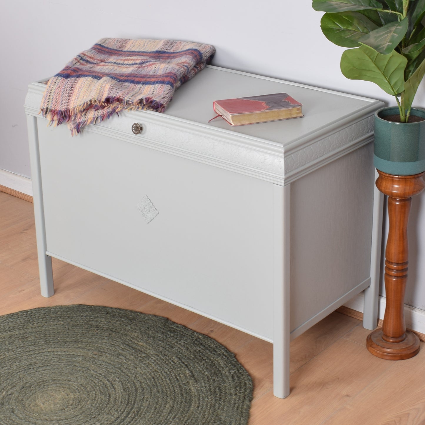 Painted Blanket Box