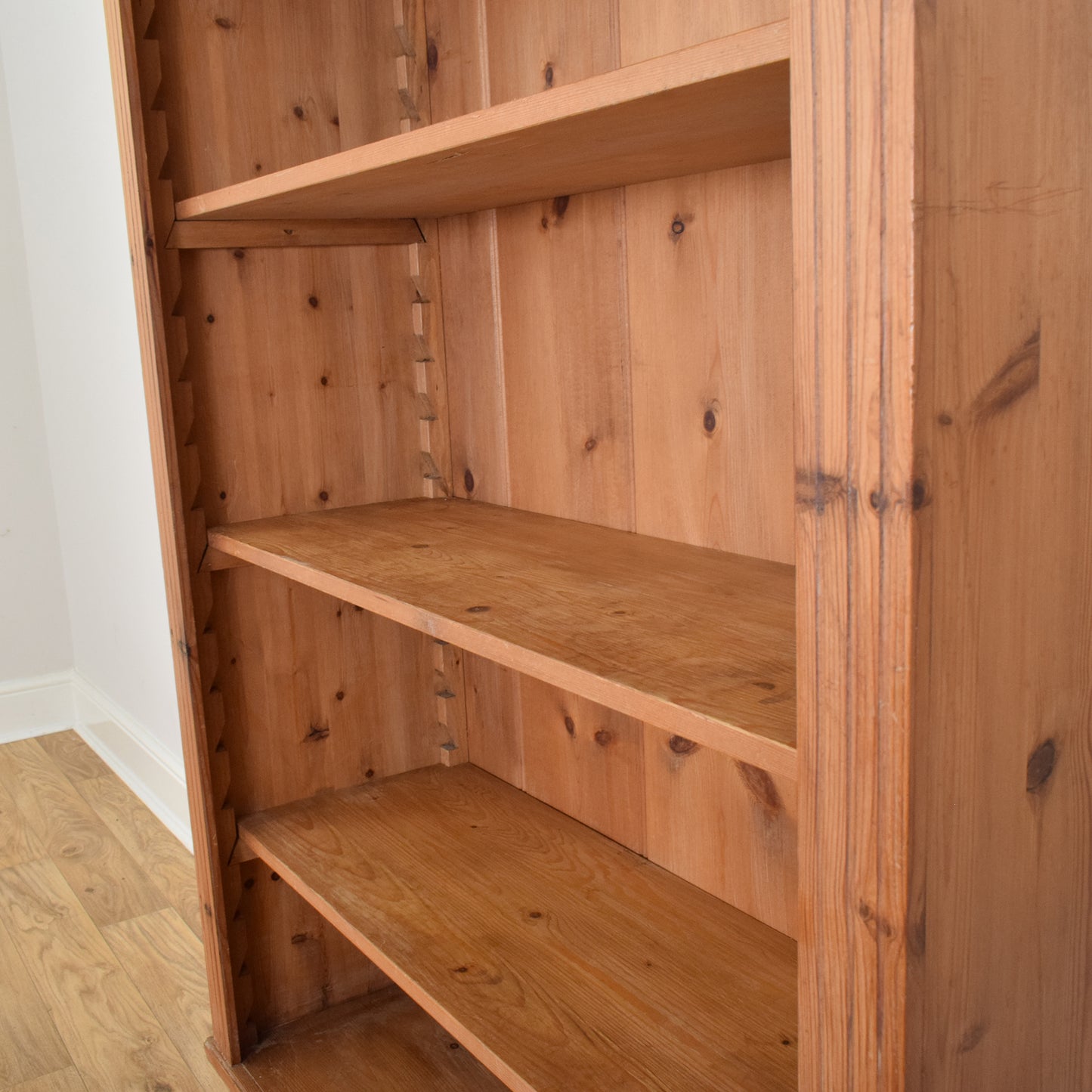 Waxed Pine Bookcase