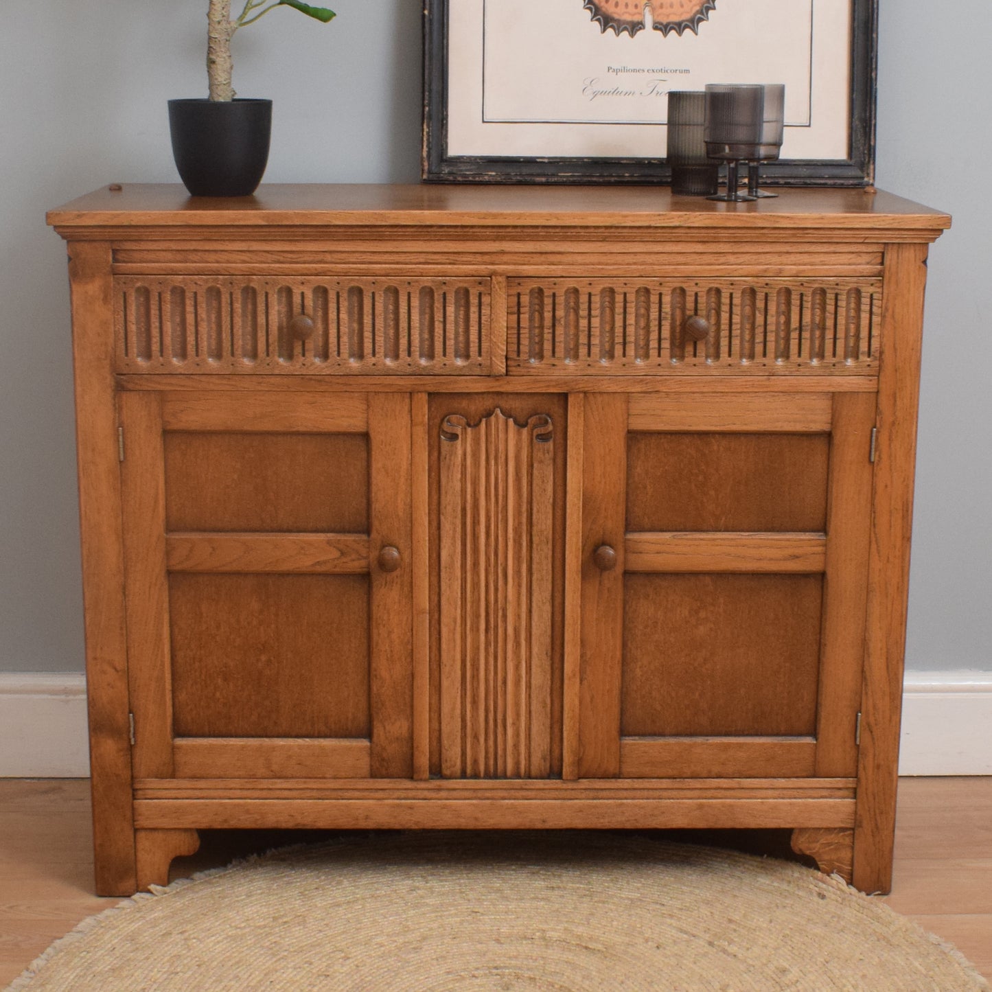 Vintage Oak Sideboard