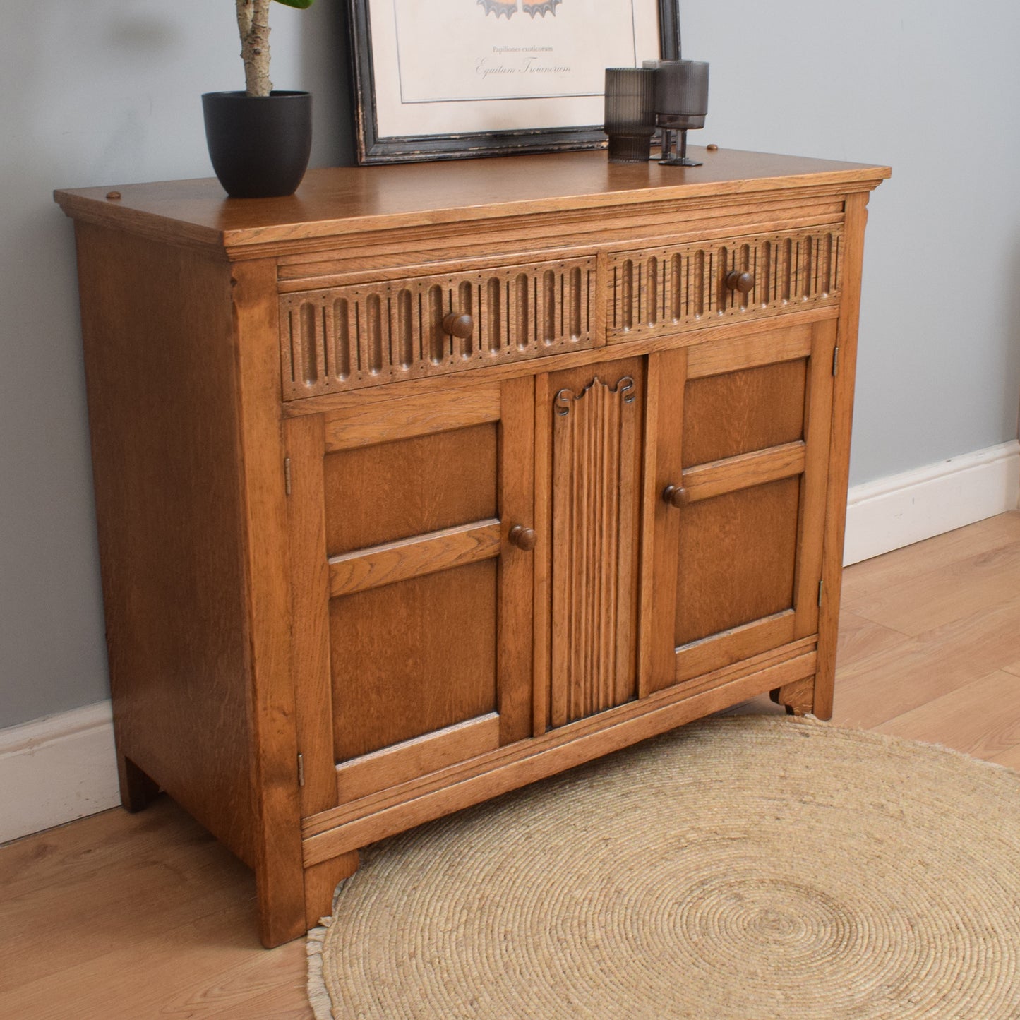 Vintage Oak Sideboard