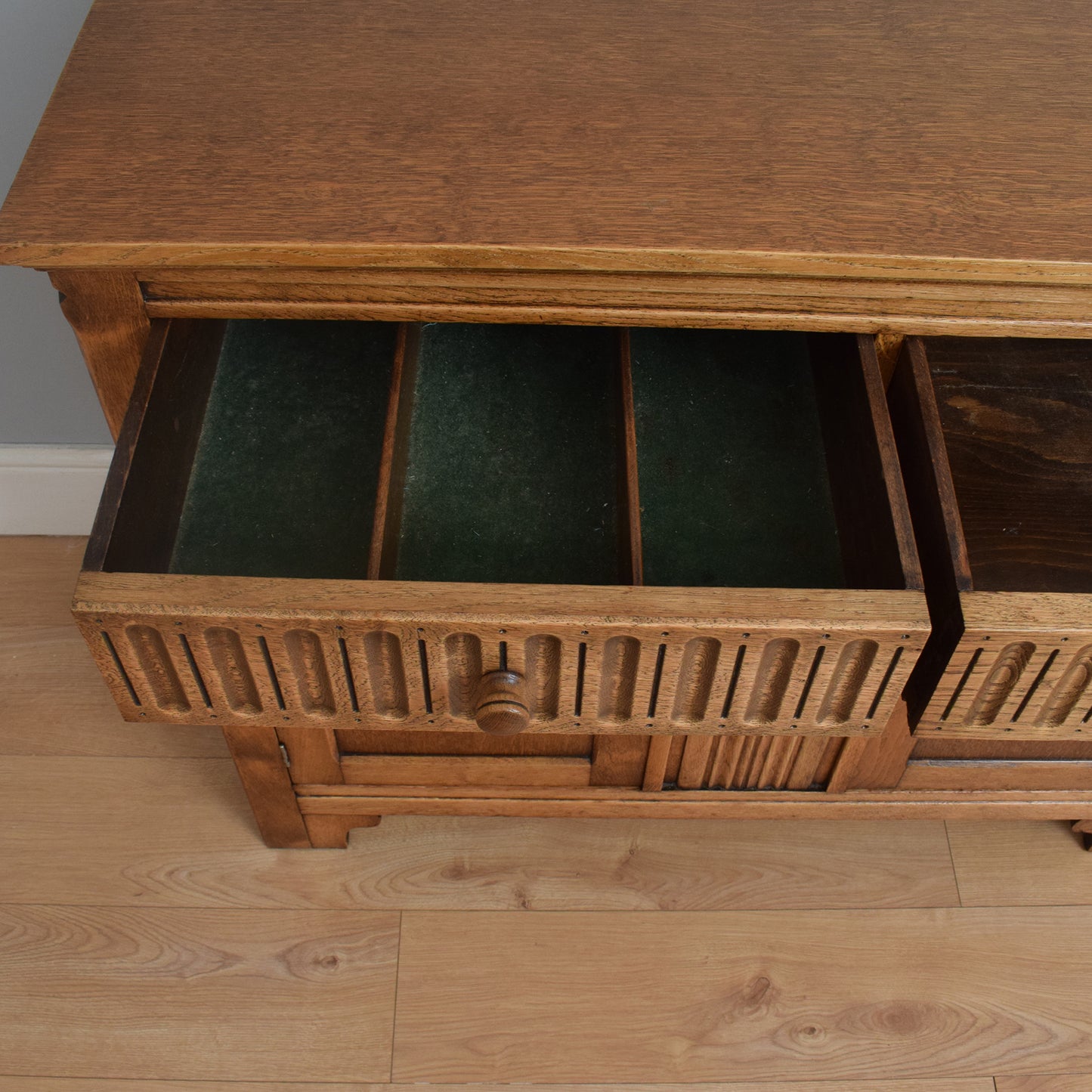 Vintage Oak Sideboard