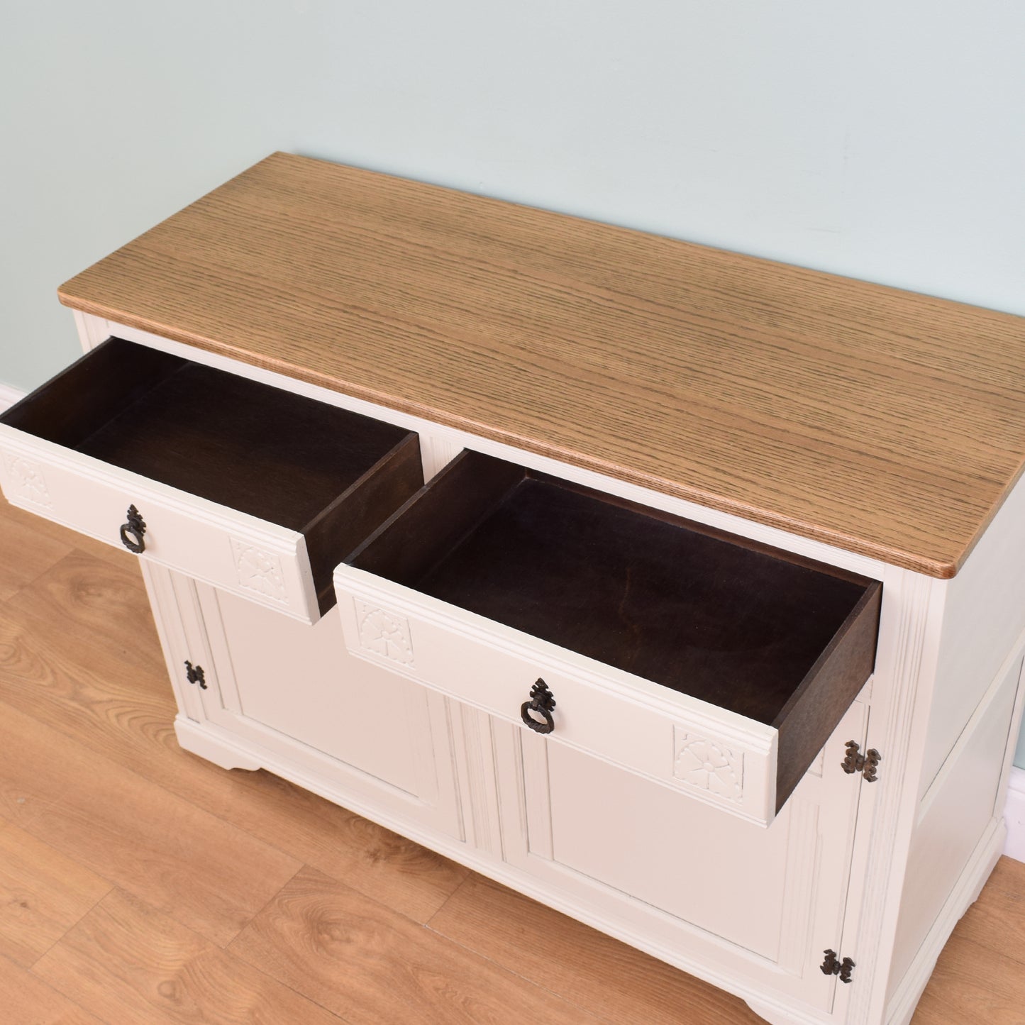 Painted Oak Sideboard