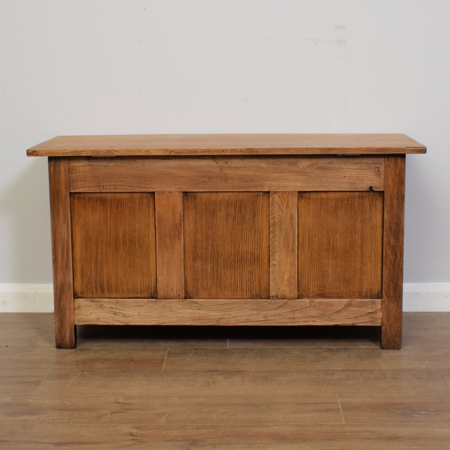 Carved Oak Blanket Box