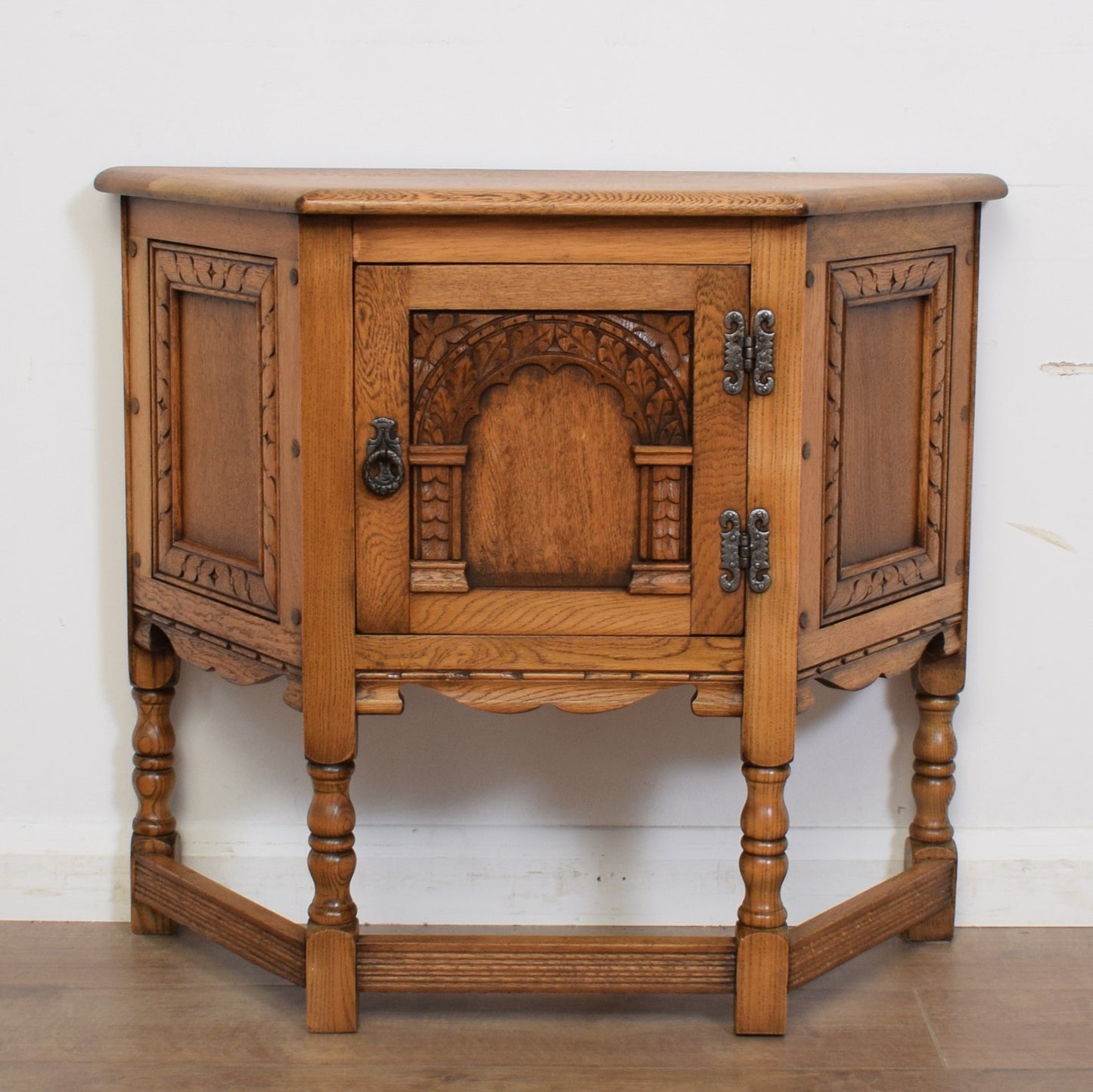 Restored Old Charm Hall Cabinet