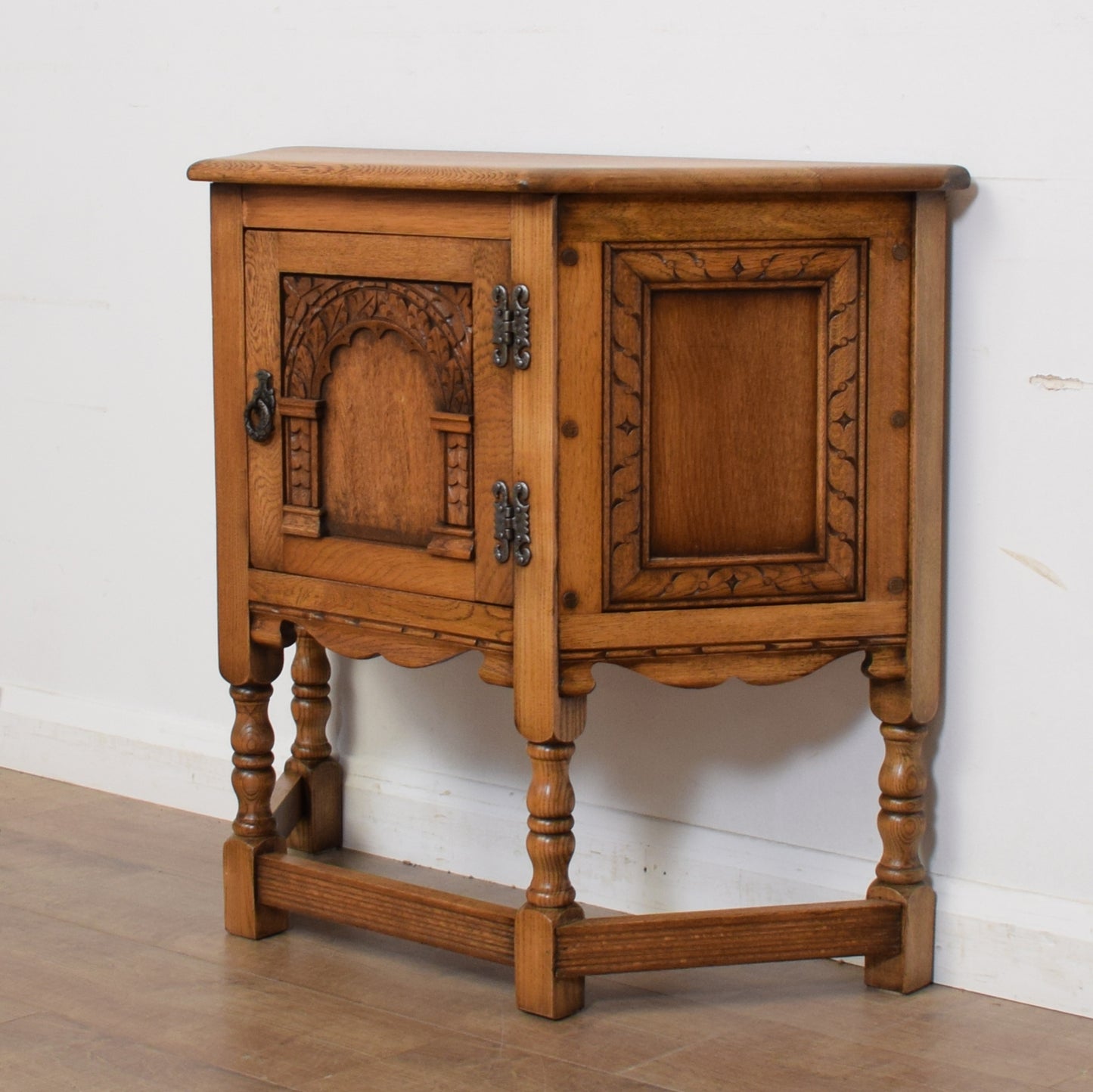 Restored Old Charm Hall Cabinet