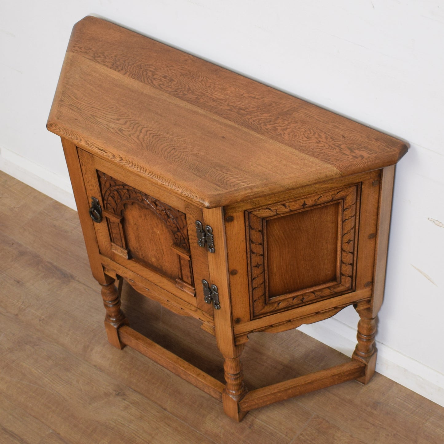 Restored Old Charm Hall Cabinet