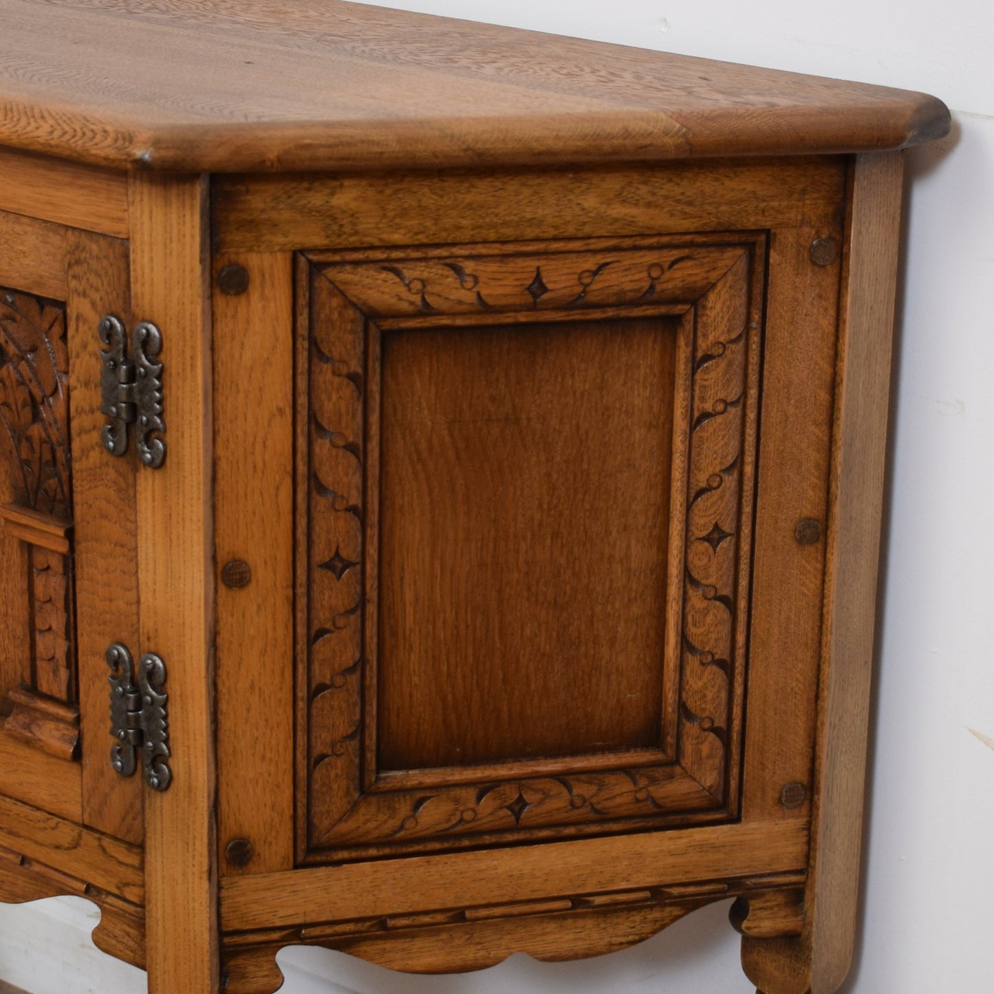 Restored Old Charm Hall Cabinet