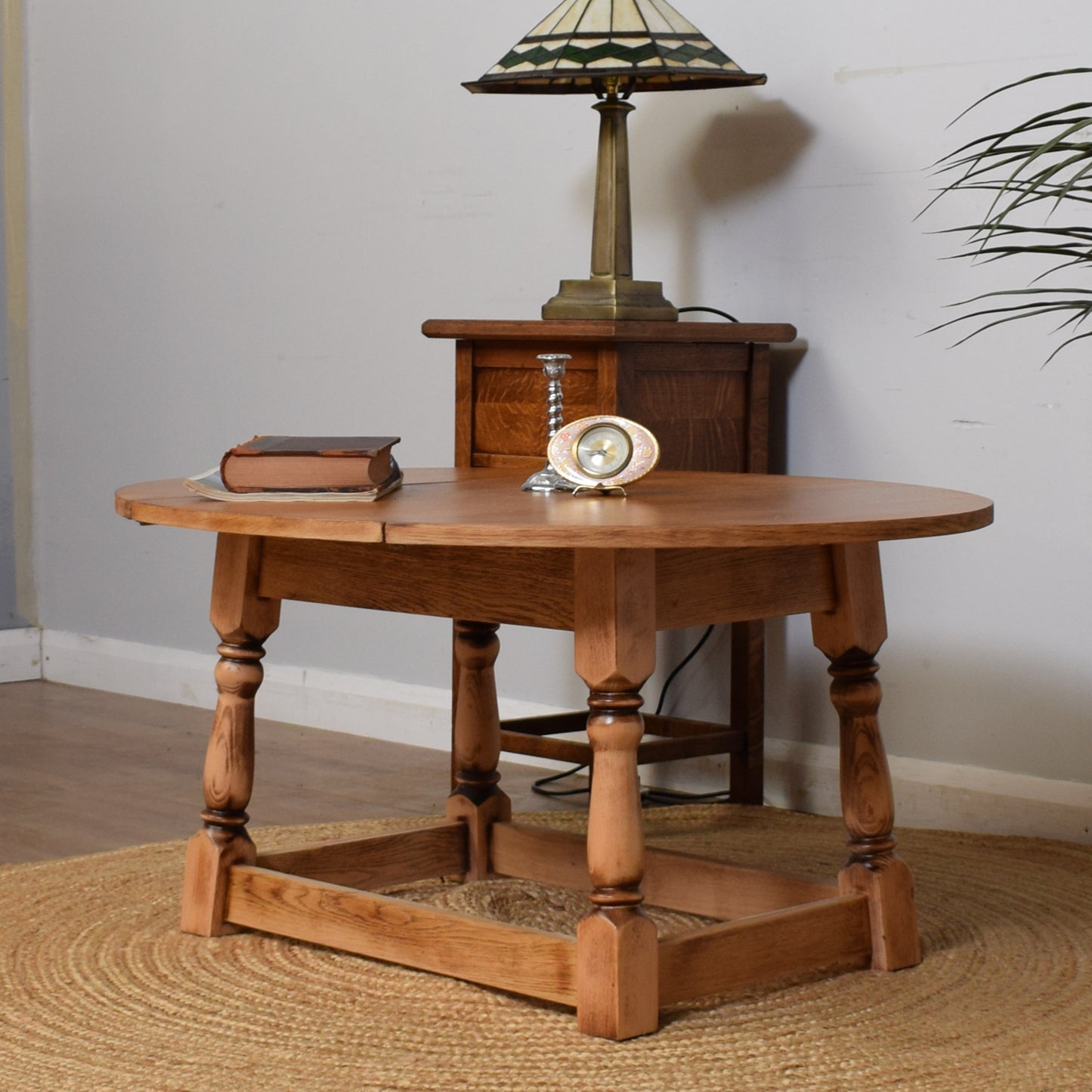 Oak Drop Leaf Coffee Table