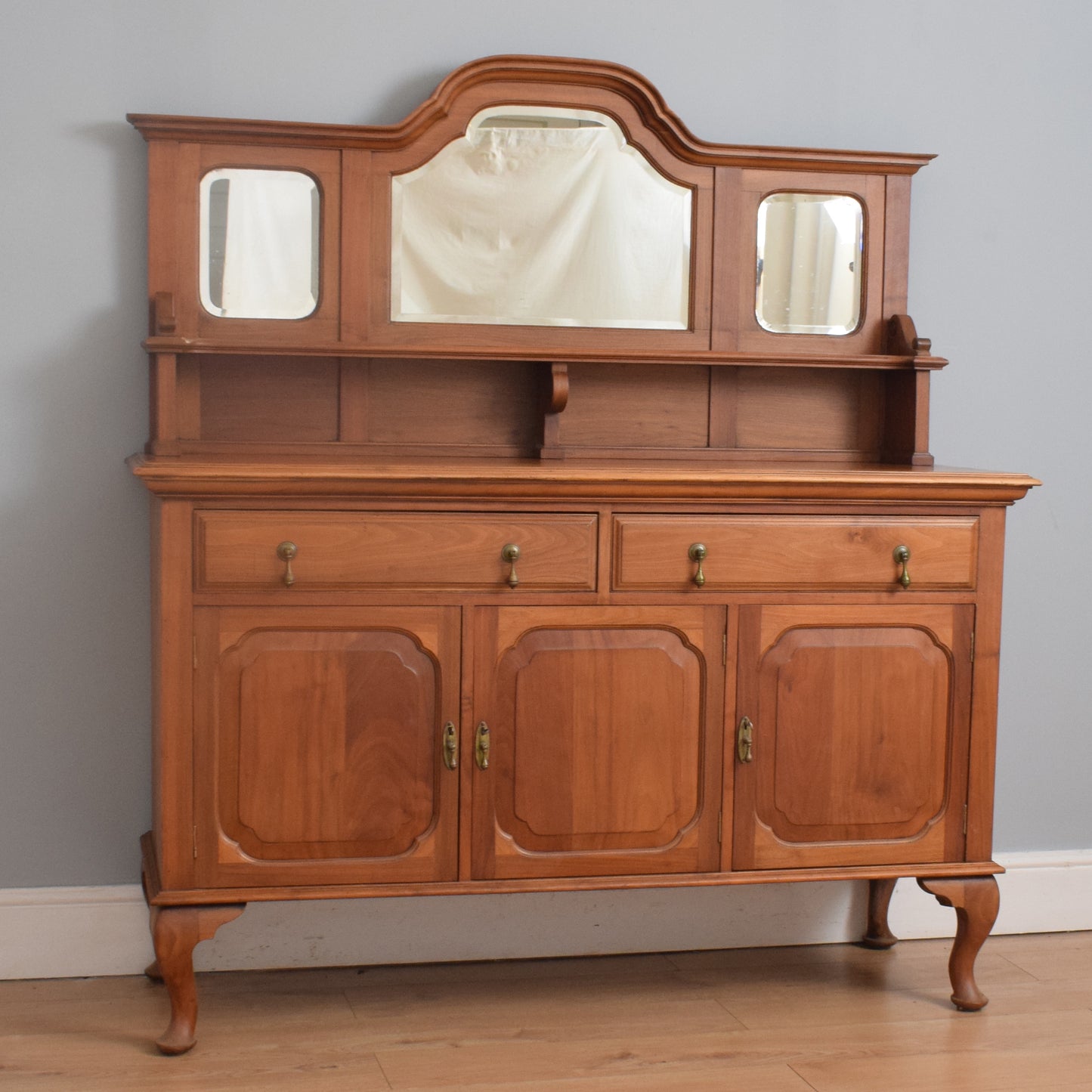 Large Mirrored Back Sideboard