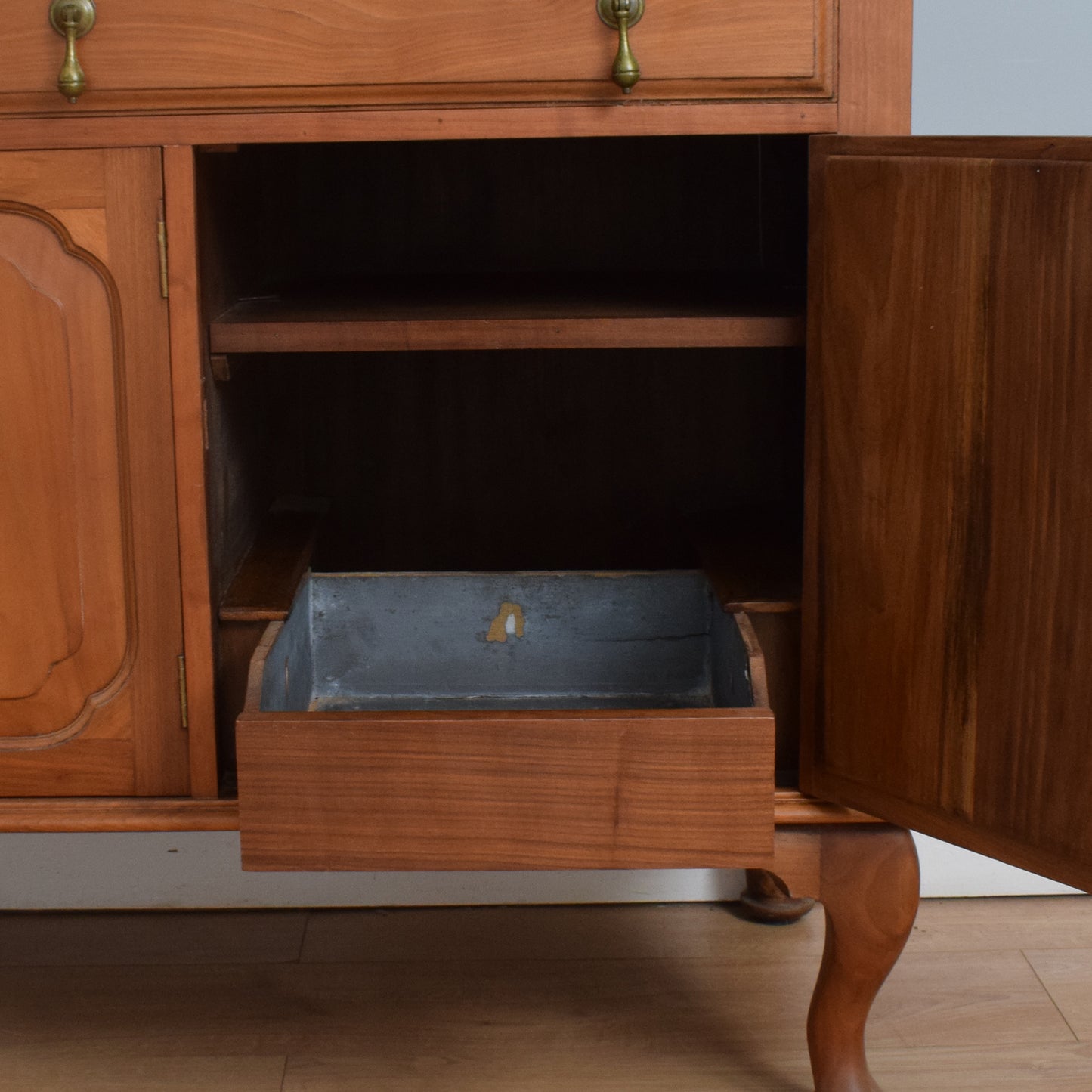 Large Mirrored Back Sideboard