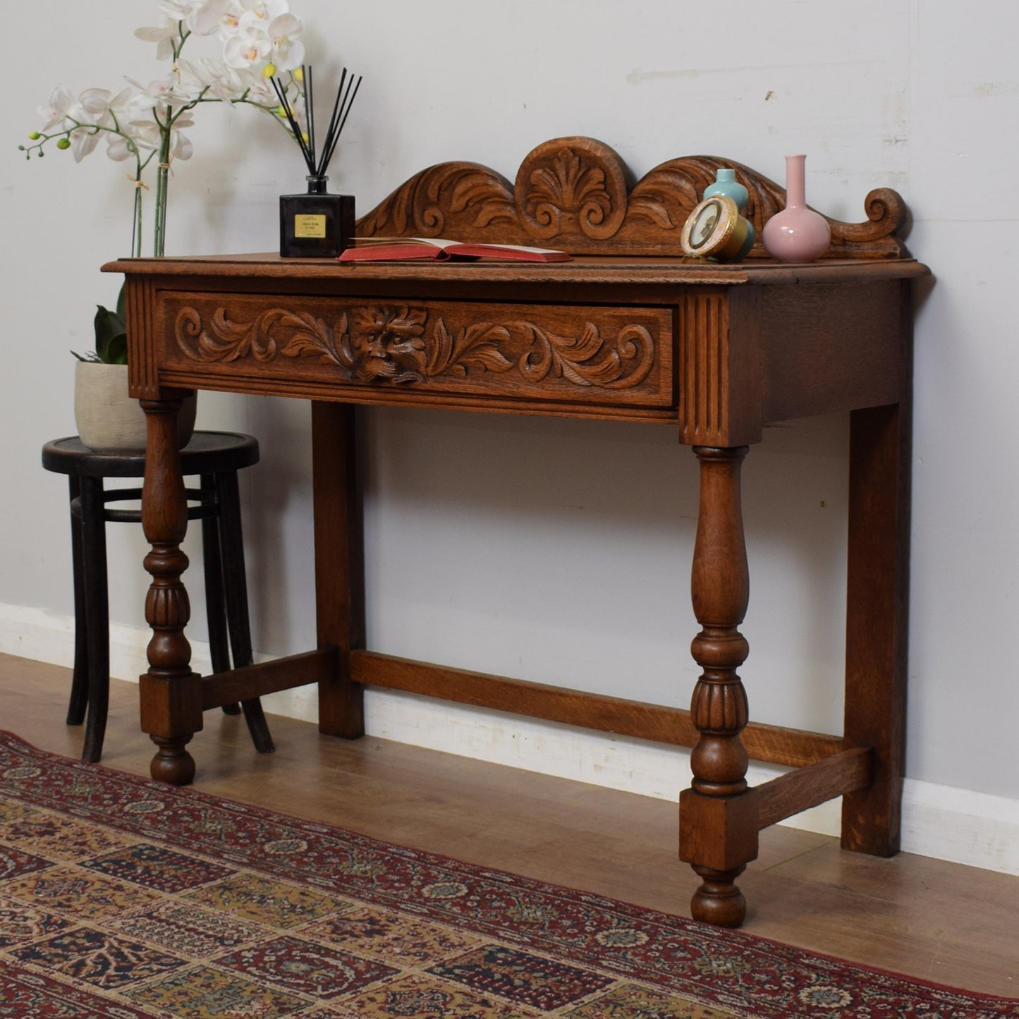Green-Man Carved Hall Table