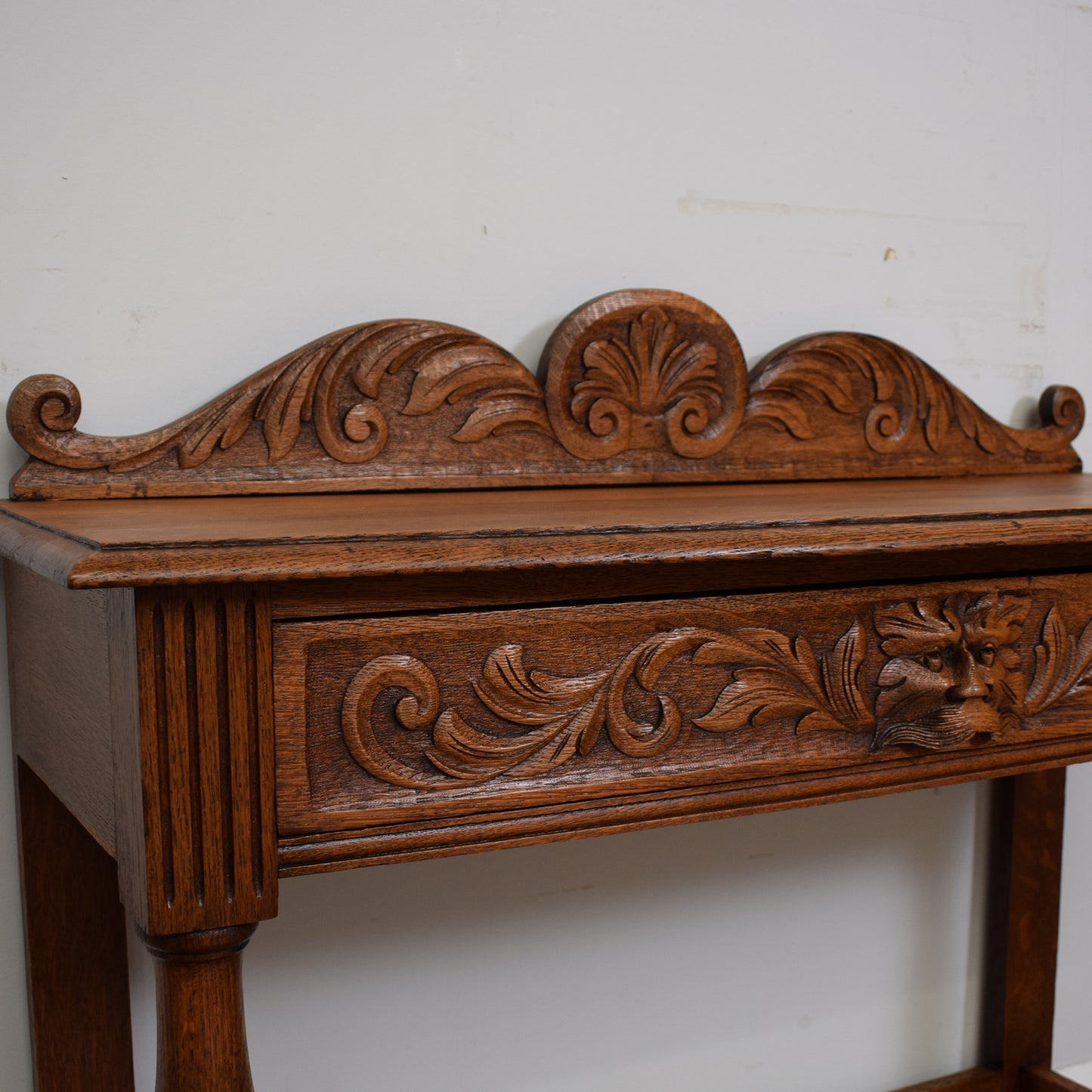 Green-Man Carved Hall Table