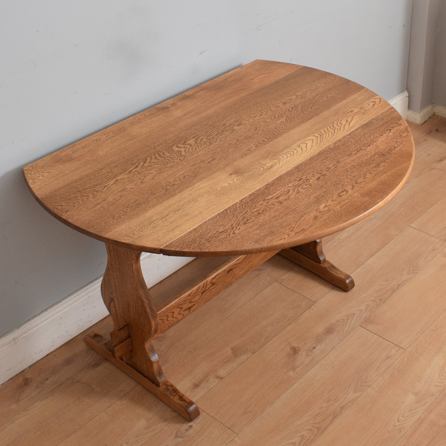 Restored Drop-Leaf Table and Four Chairs