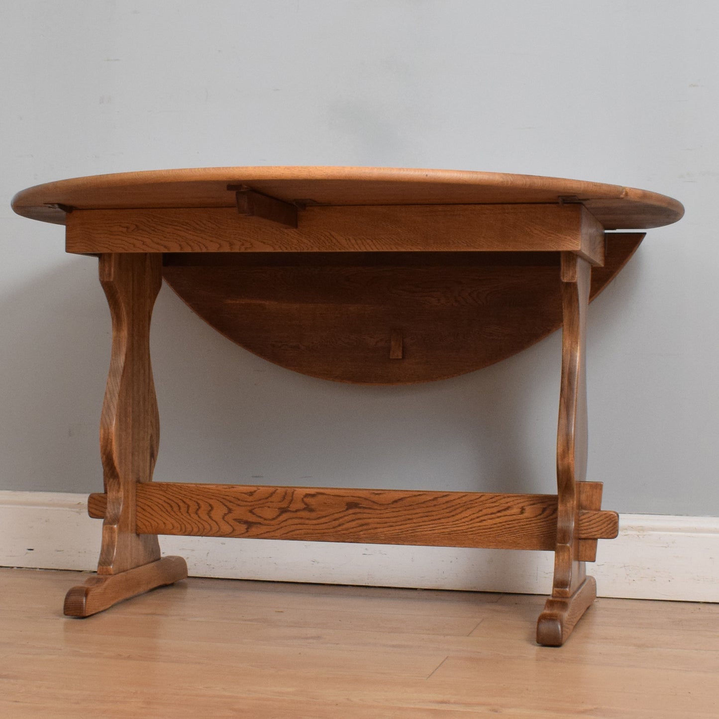 Restored Drop-Leaf Table and Four Chairs