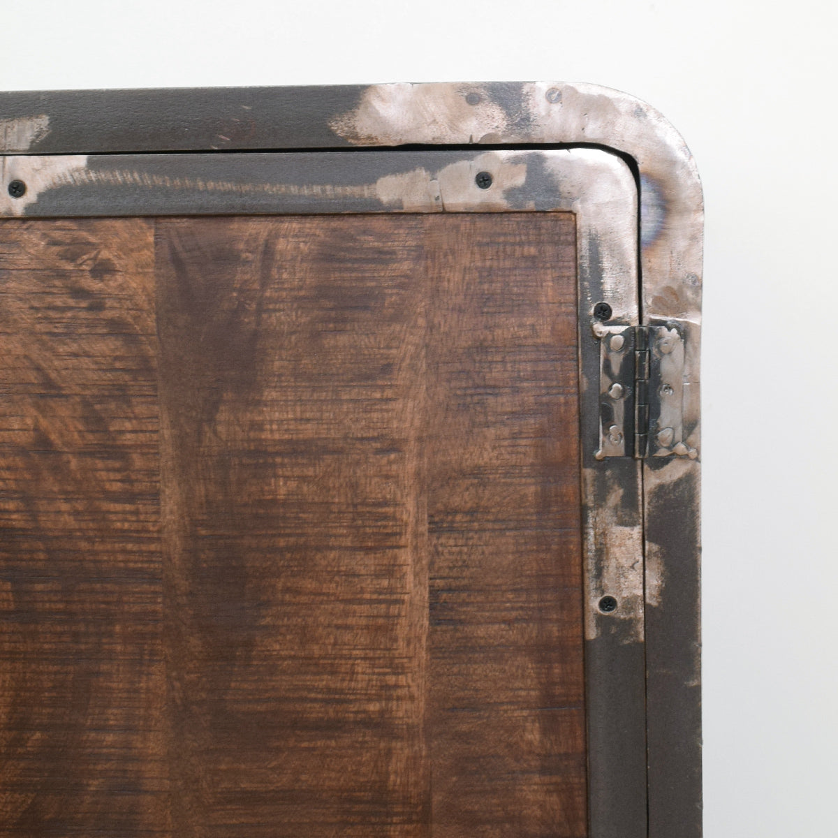 Mango & Steel Large Retro Industrial Sideboard