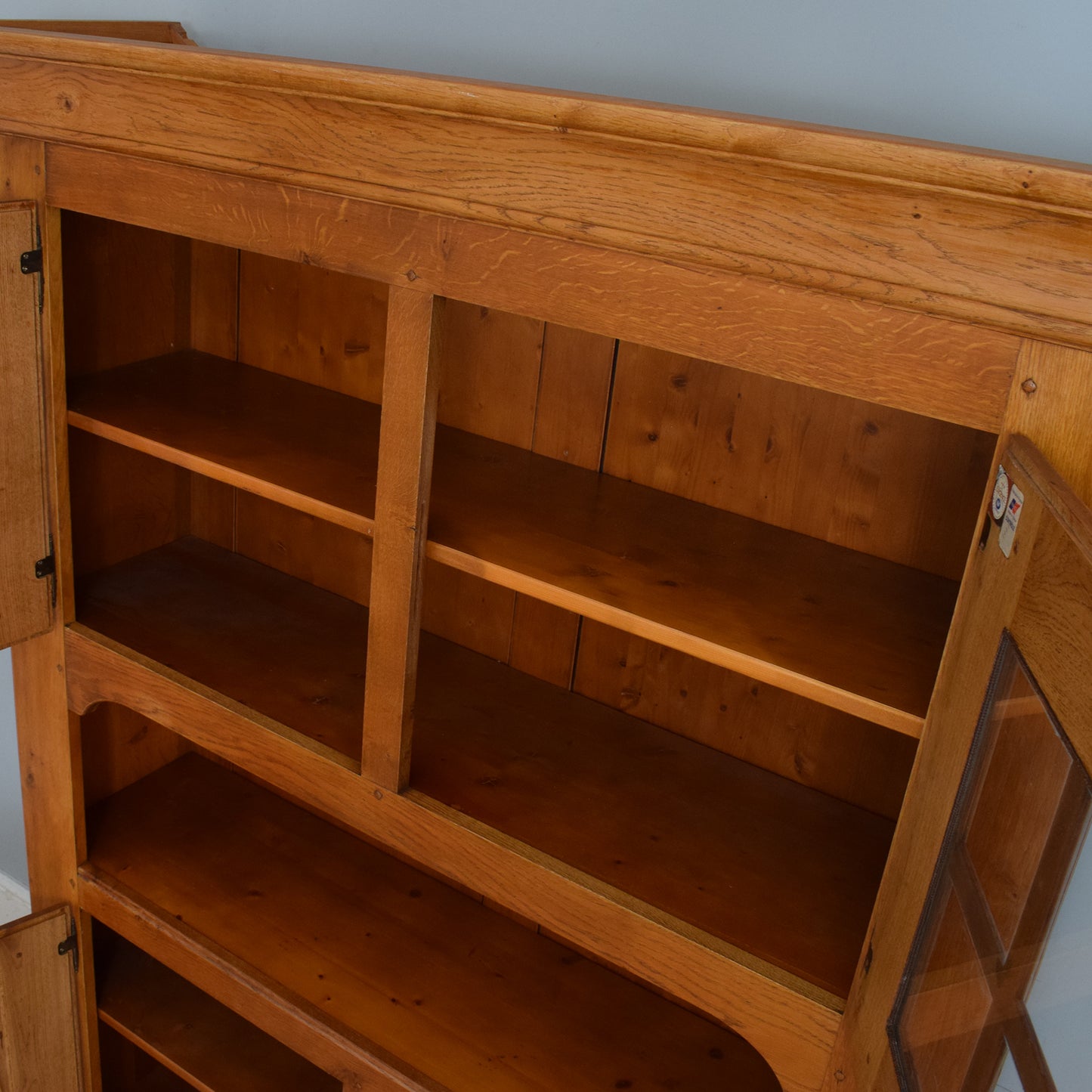 Large Oak Display Unit